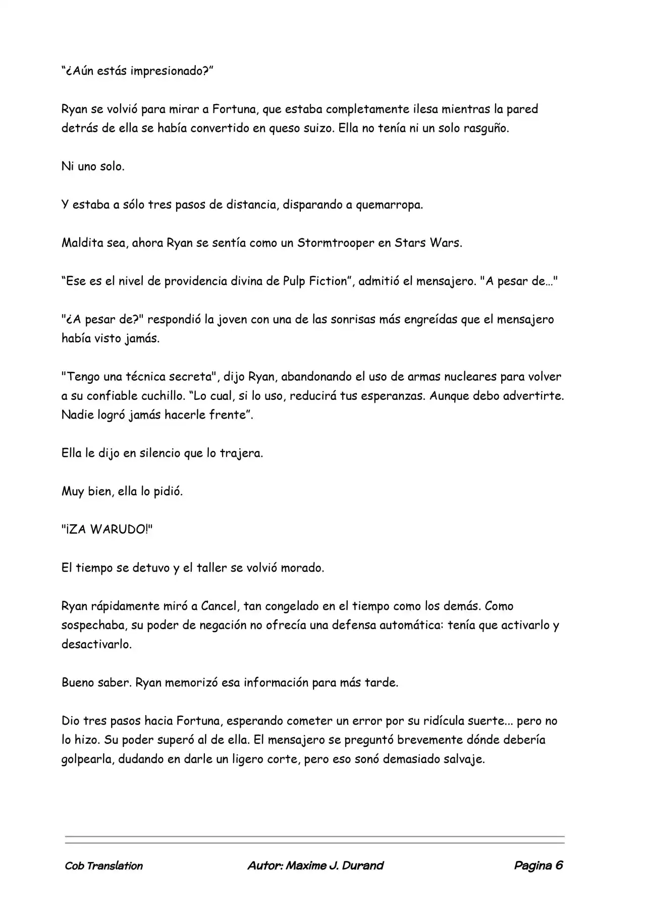 La Partida Perfecta (Novela) - Capítulo 25 - Página 6 - LectorTMOo