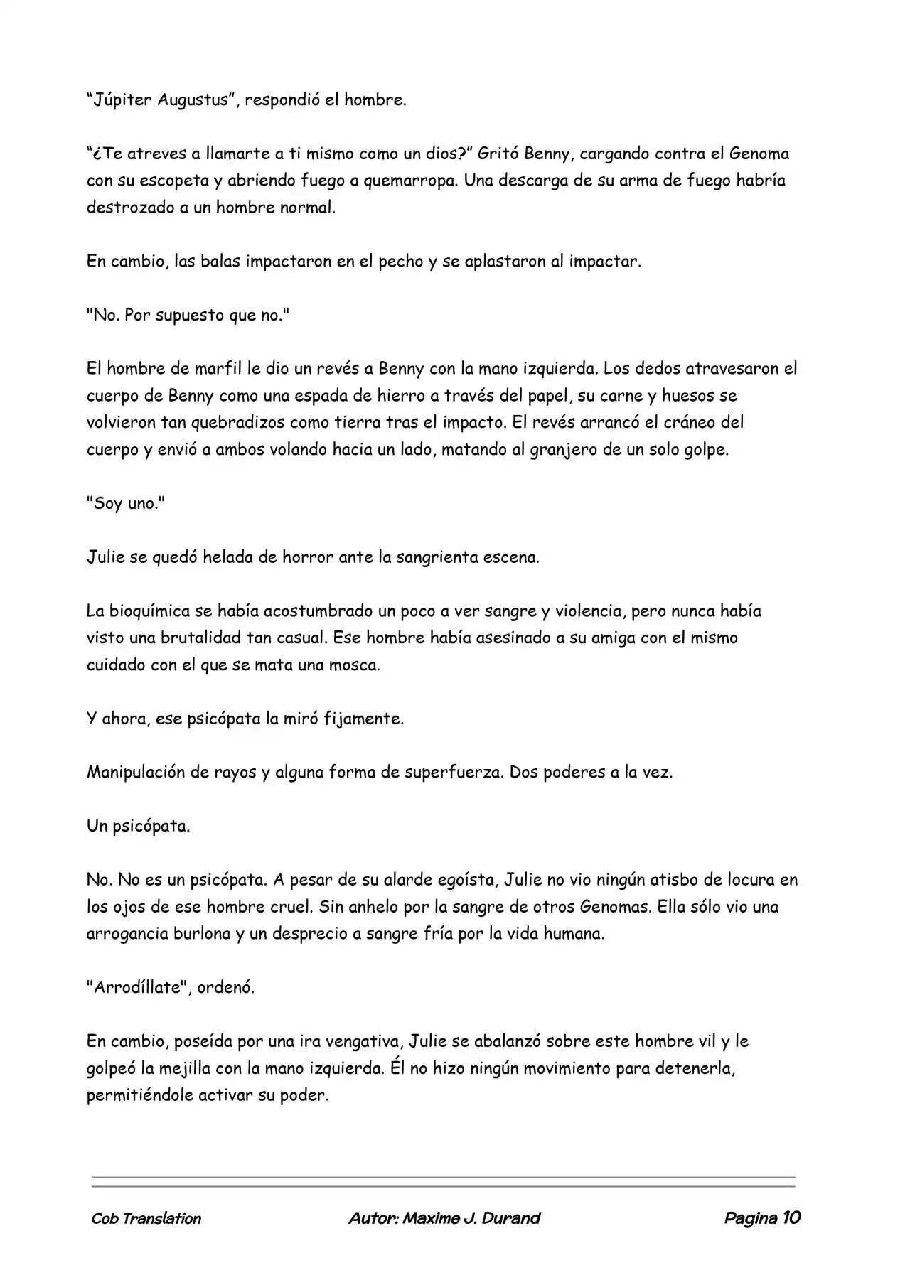 La Partida Perfecta (Novela) - Capítulo 27 - Página 10 - LectorTMOo