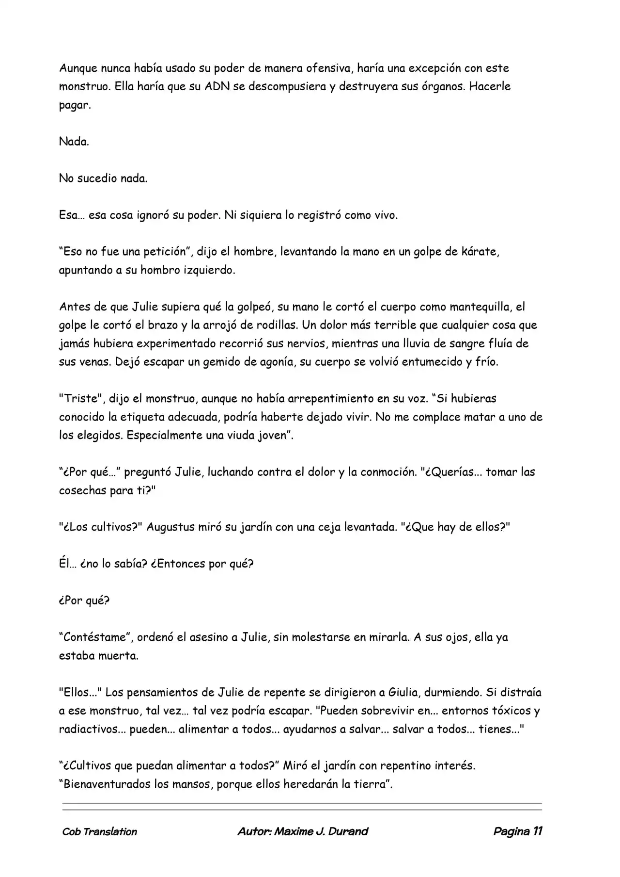 La Partida Perfecta (Novela) - Capítulo 27 - Página 11 - LectorTMOo
