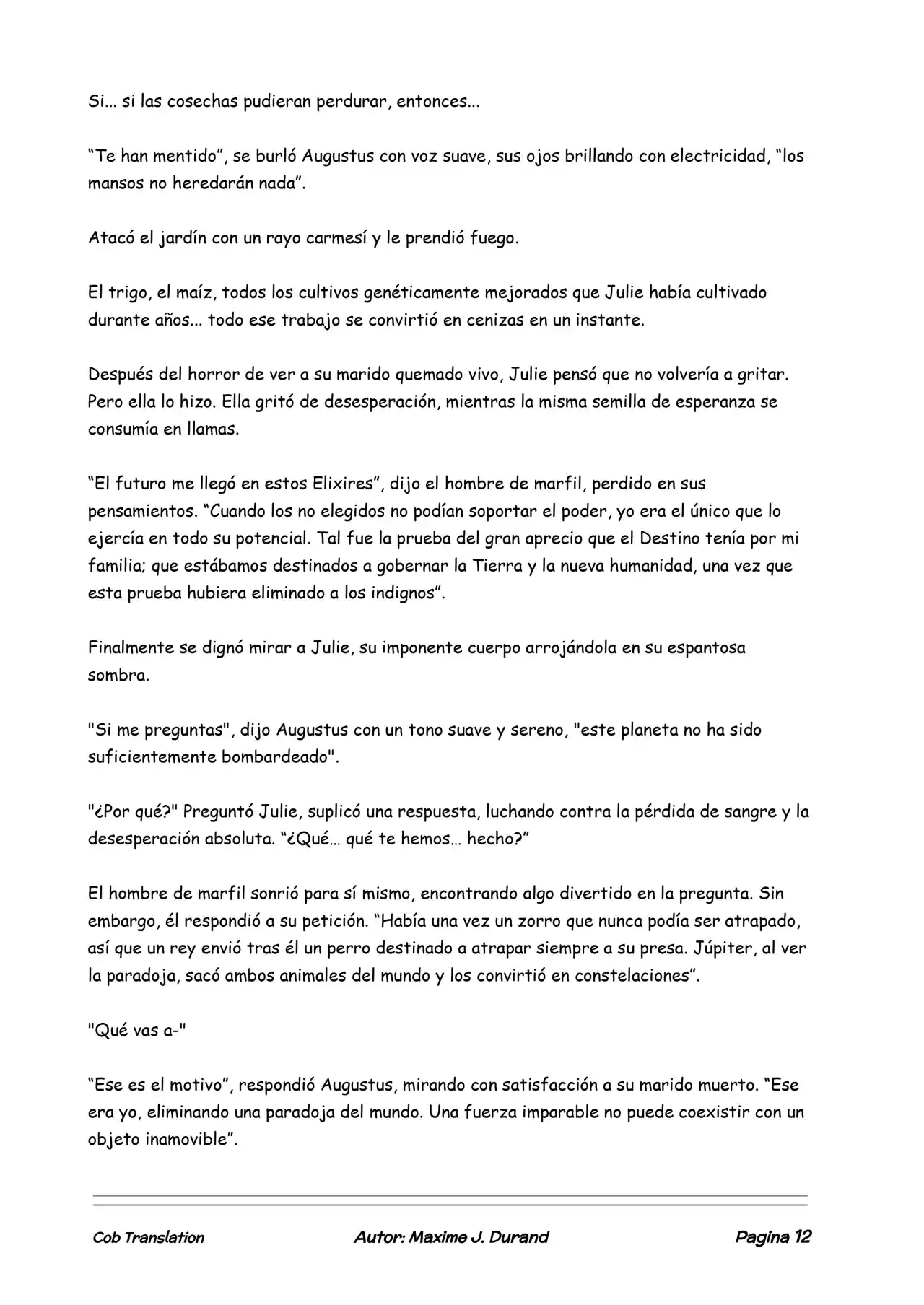 La Partida Perfecta (Novela) - Capítulo 27 - Página 12 - LectorTMOo