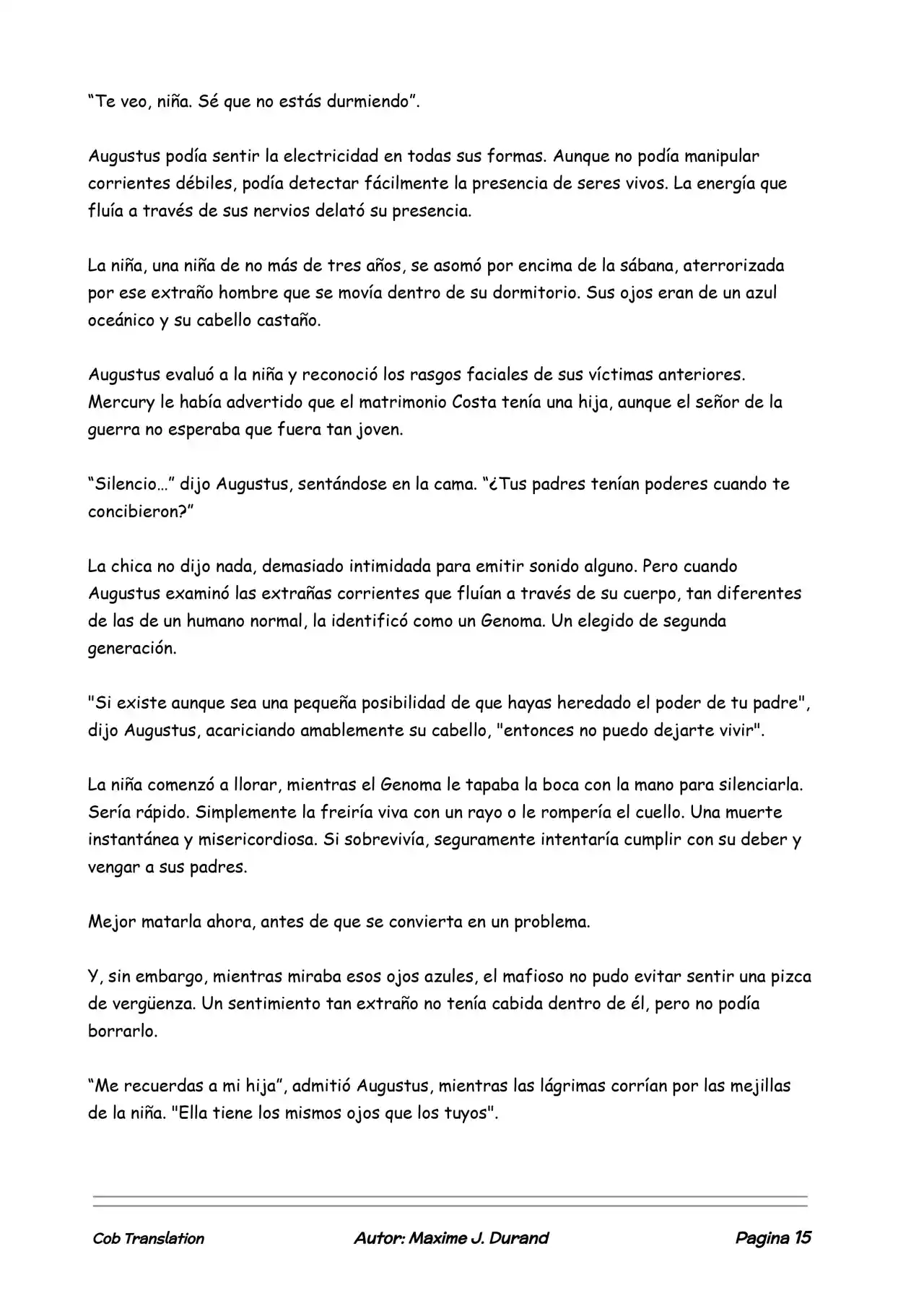 La Partida Perfecta (Novela) - Capítulo 27 - Página 15 - LectorTMOo