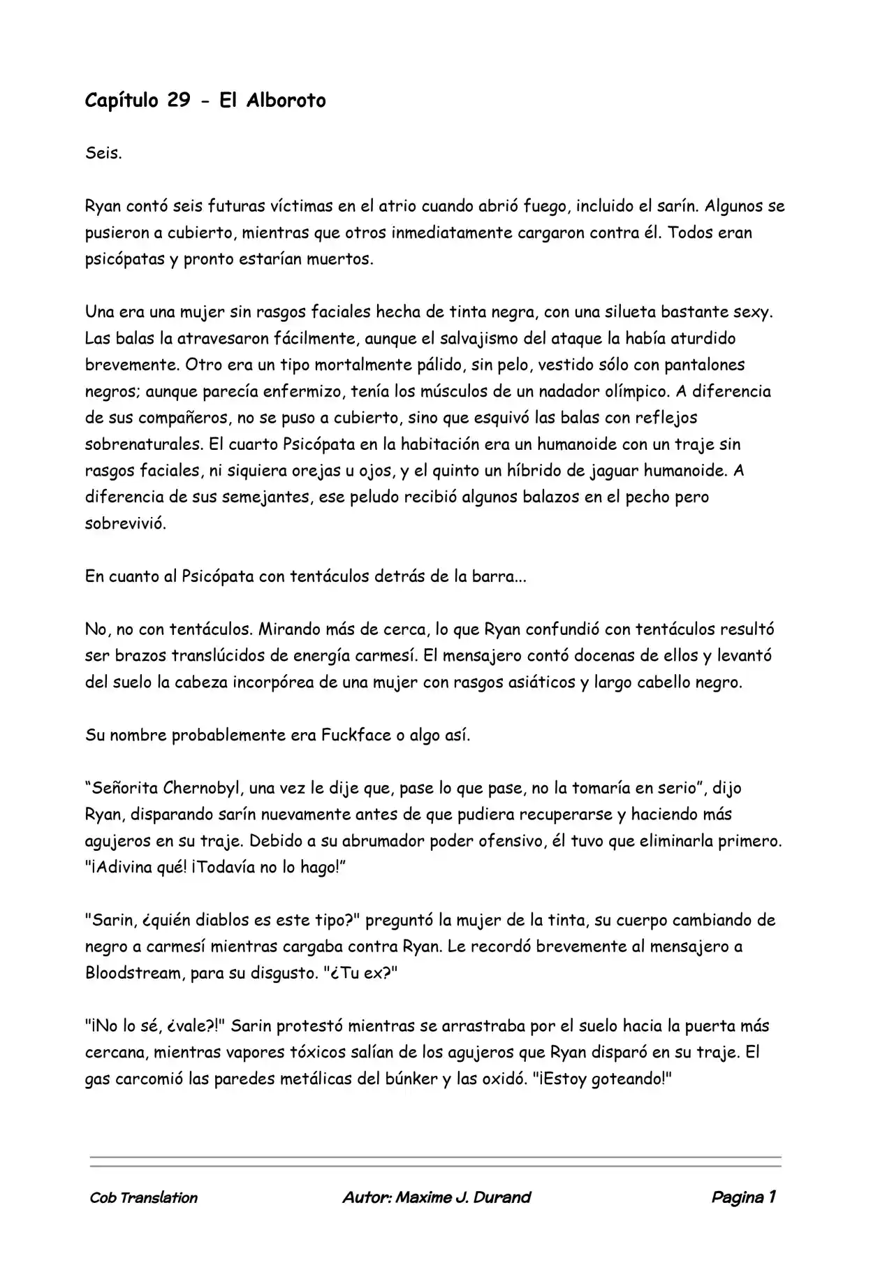 La Partida Perfecta (Novela) - Capítulo 29 - Página 1 - LectorTMOo
