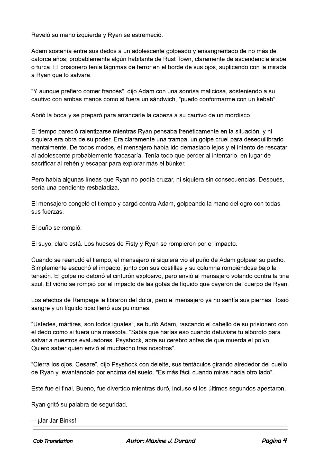 La Partida Perfecta (Novela) - Capítulo 30 - Página 4 - LectorTMOo
