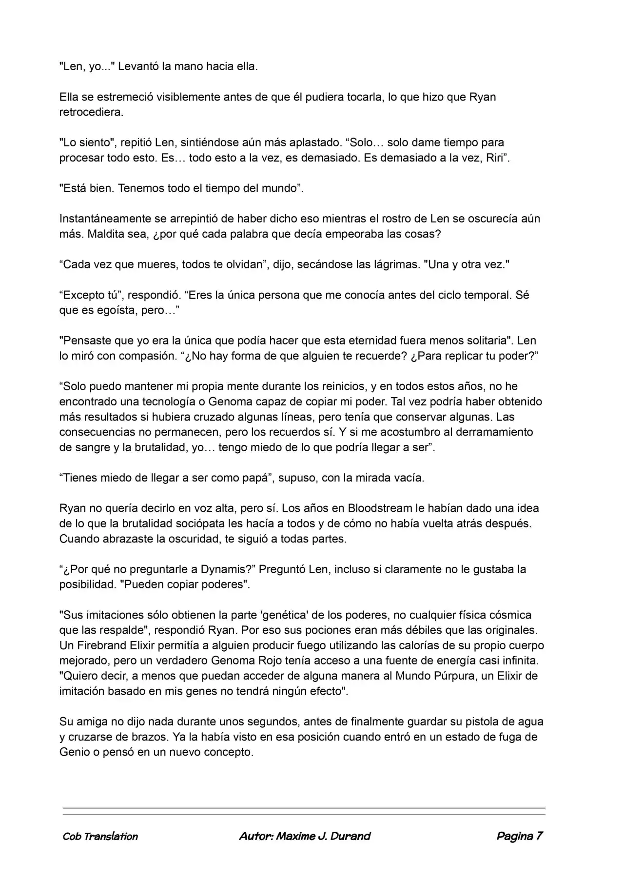 La Partida Perfecta (Novela) - Capítulo 31 - Página 7 - LectorTMOo