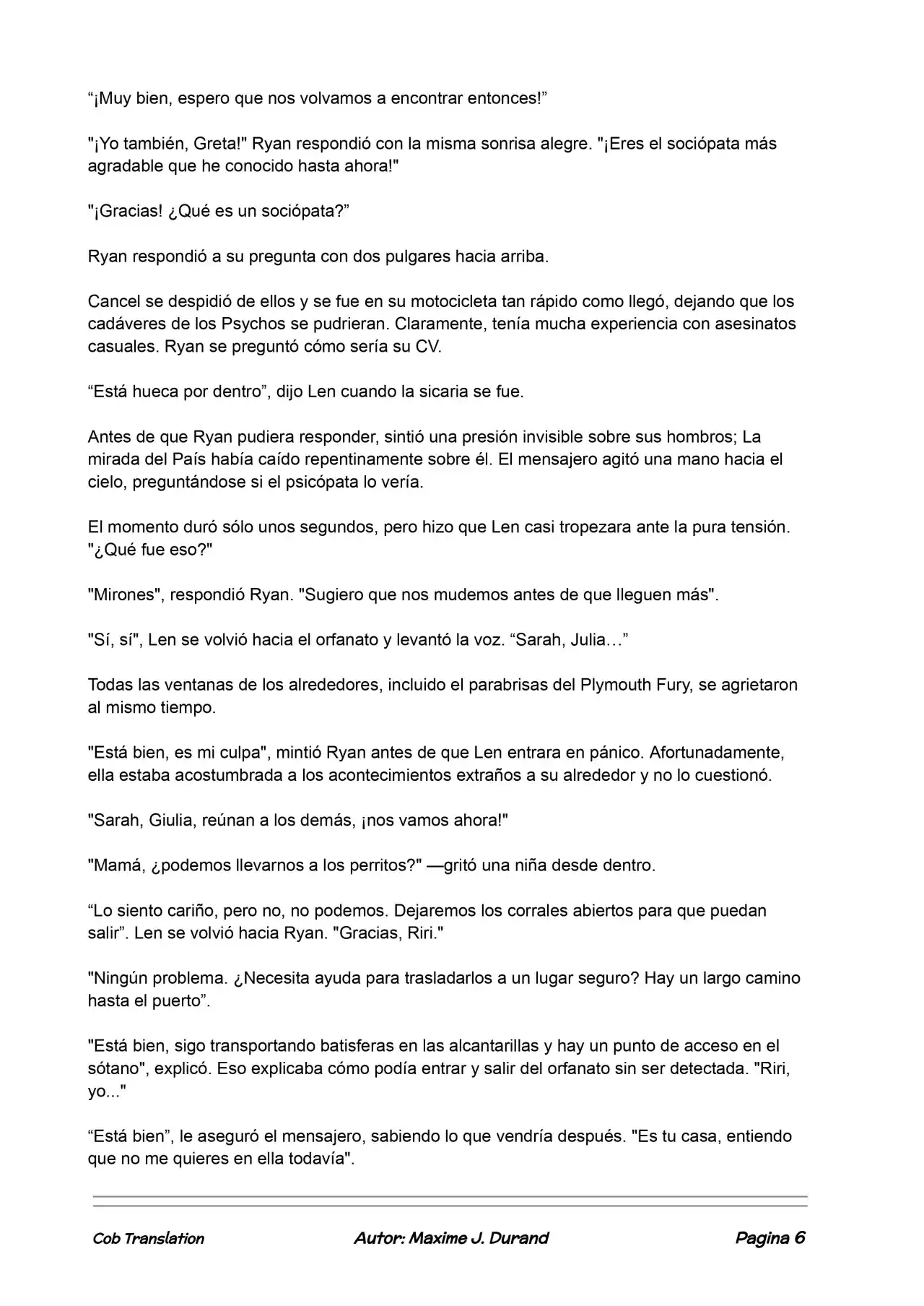 La Partida Perfecta (Novela) - Capítulo 33 - Página 6 - LectorTMOo