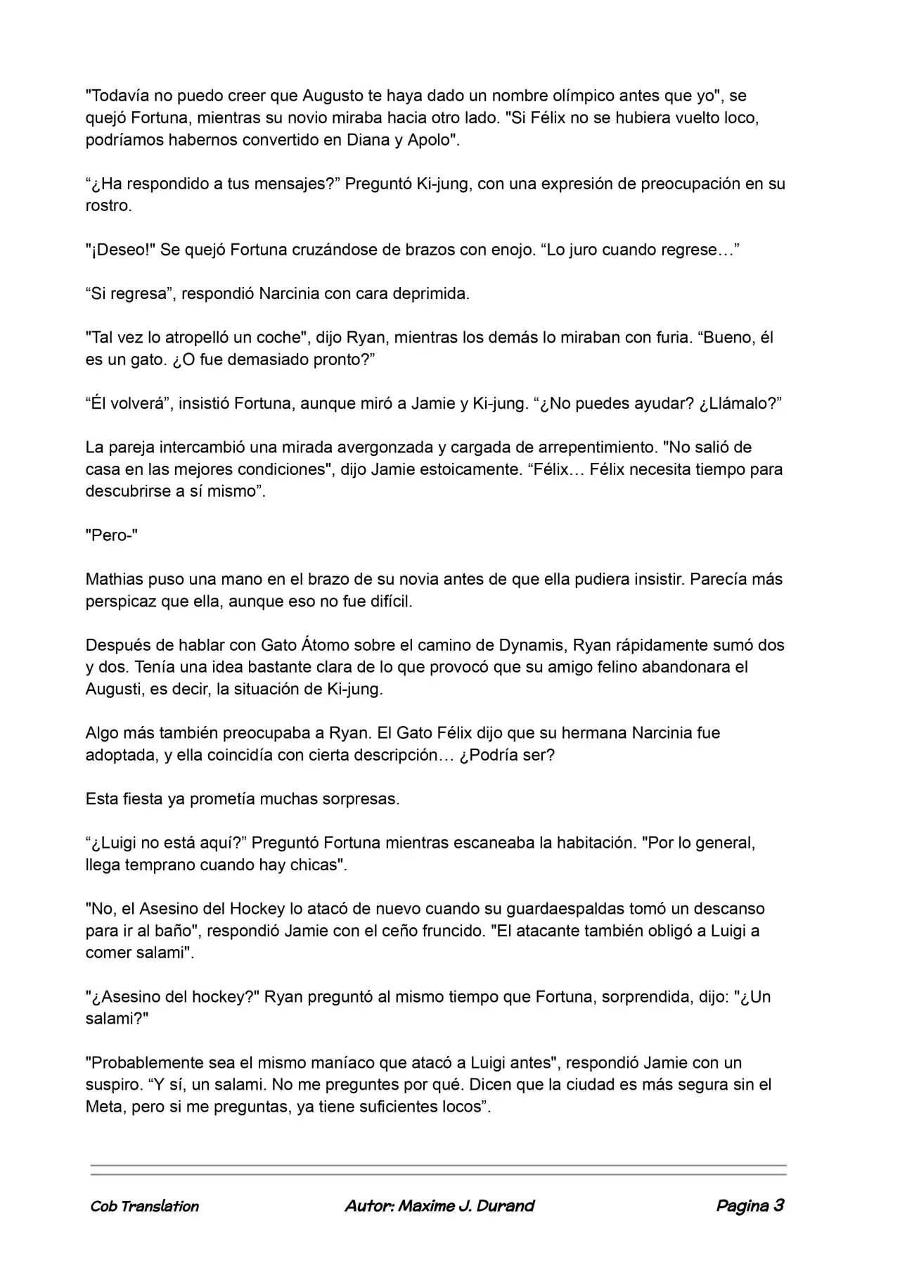 La Partida Perfecta (Novela) - Capítulo 35 - Página 3 - LectorTMOo