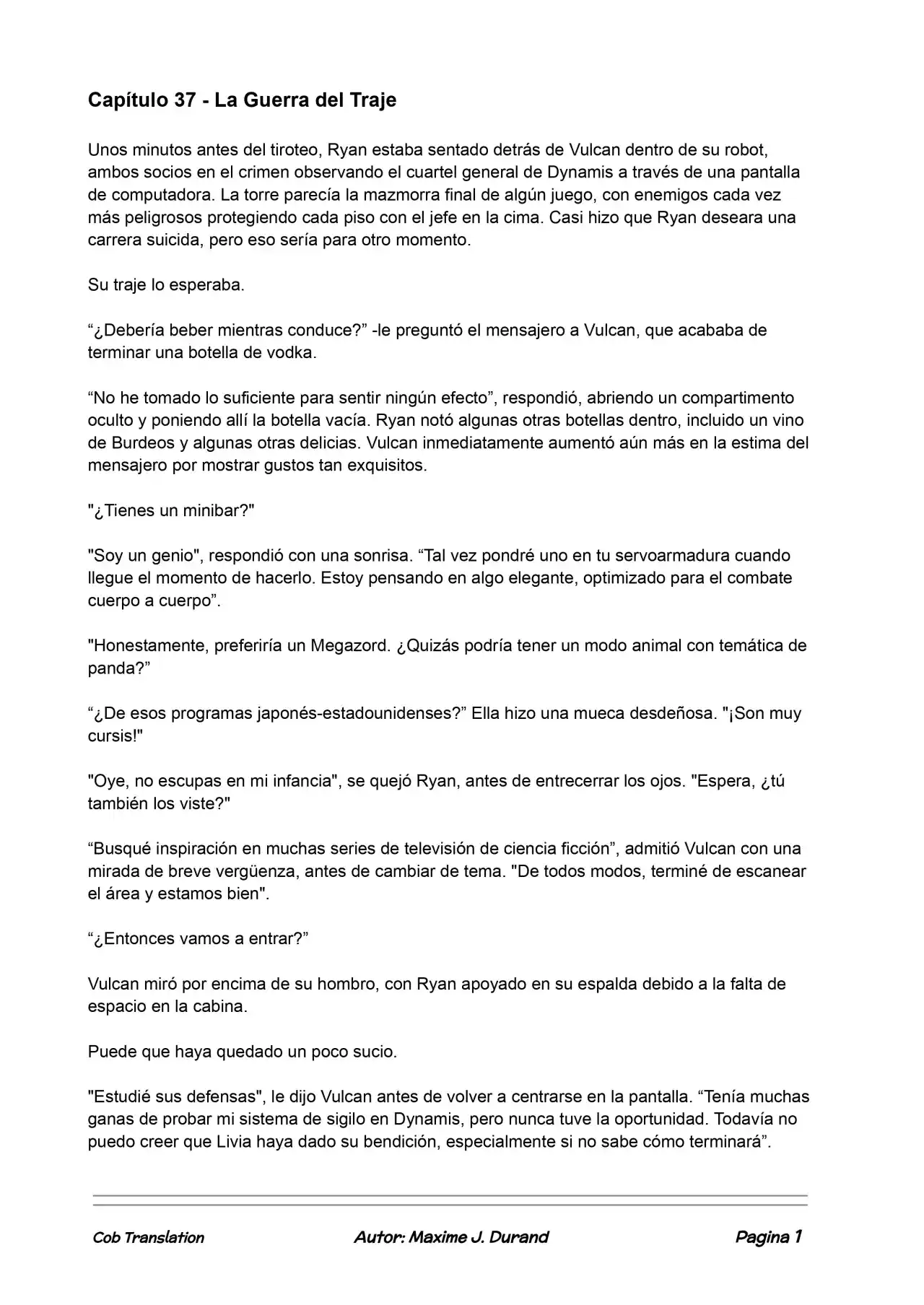 La Partida Perfecta (Novela) - Capítulo 37 - Página 1 - LectorTMOo