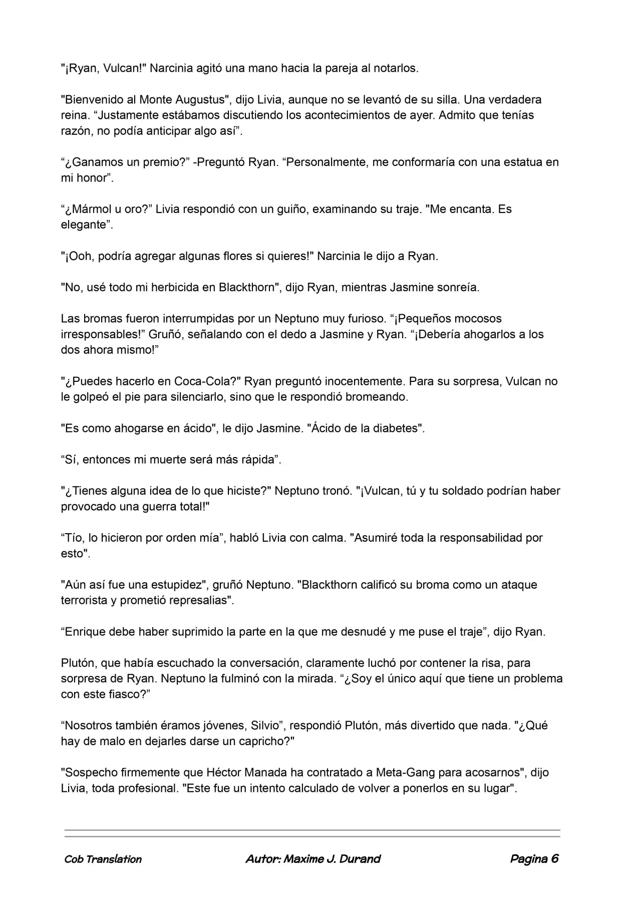 La Partida Perfecta (Novela) - Capítulo 38 - Página 6 - LectorTMOo