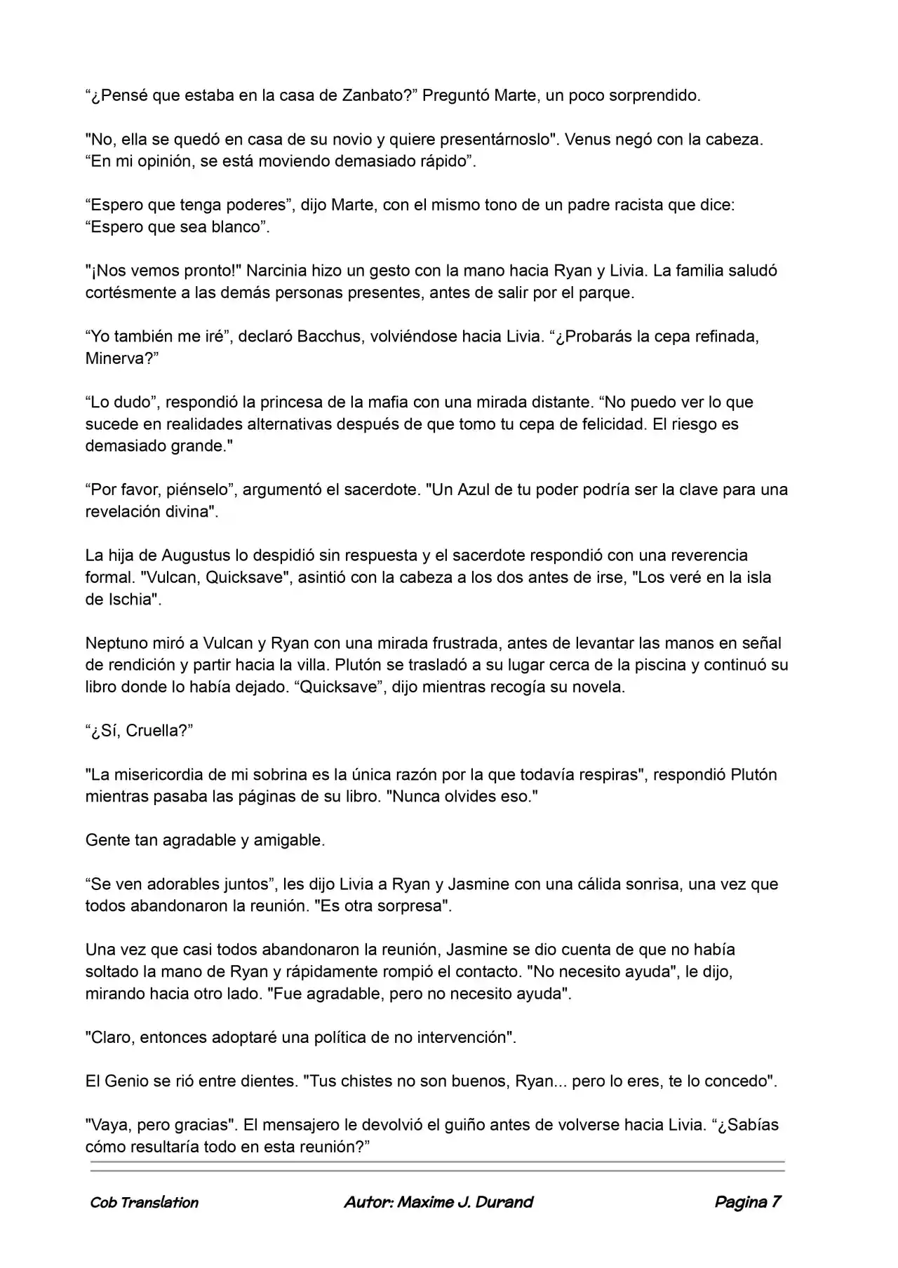 La Partida Perfecta (Novela) - Capítulo 39 - Página 7 - LectorTMOo