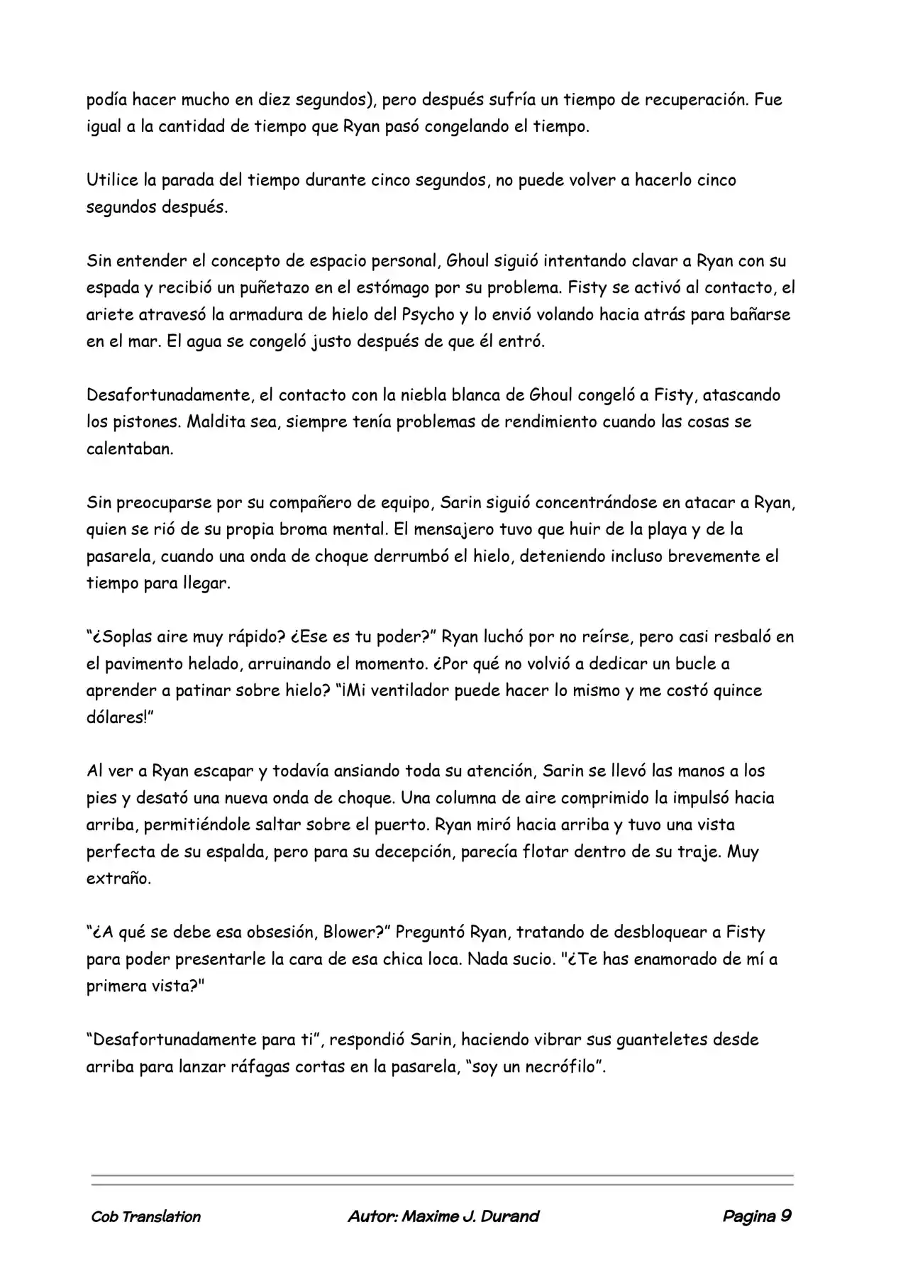 La Partida Perfecta (Novela) - Capítulo 4 - Página 9 - LectorTMOo