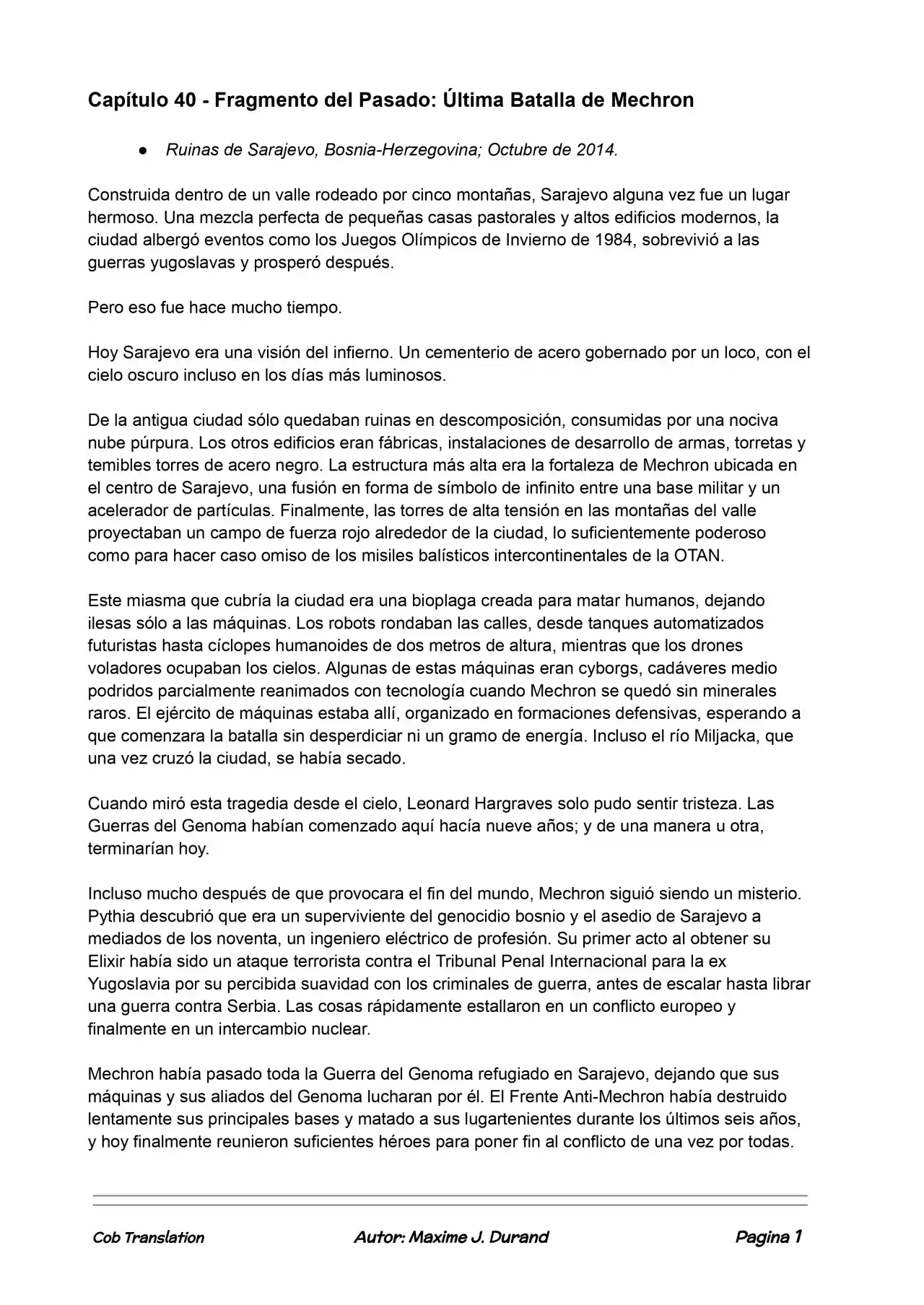 La Partida Perfecta (Novela) - Capítulo 40 - Página 1 - LectorTMOo