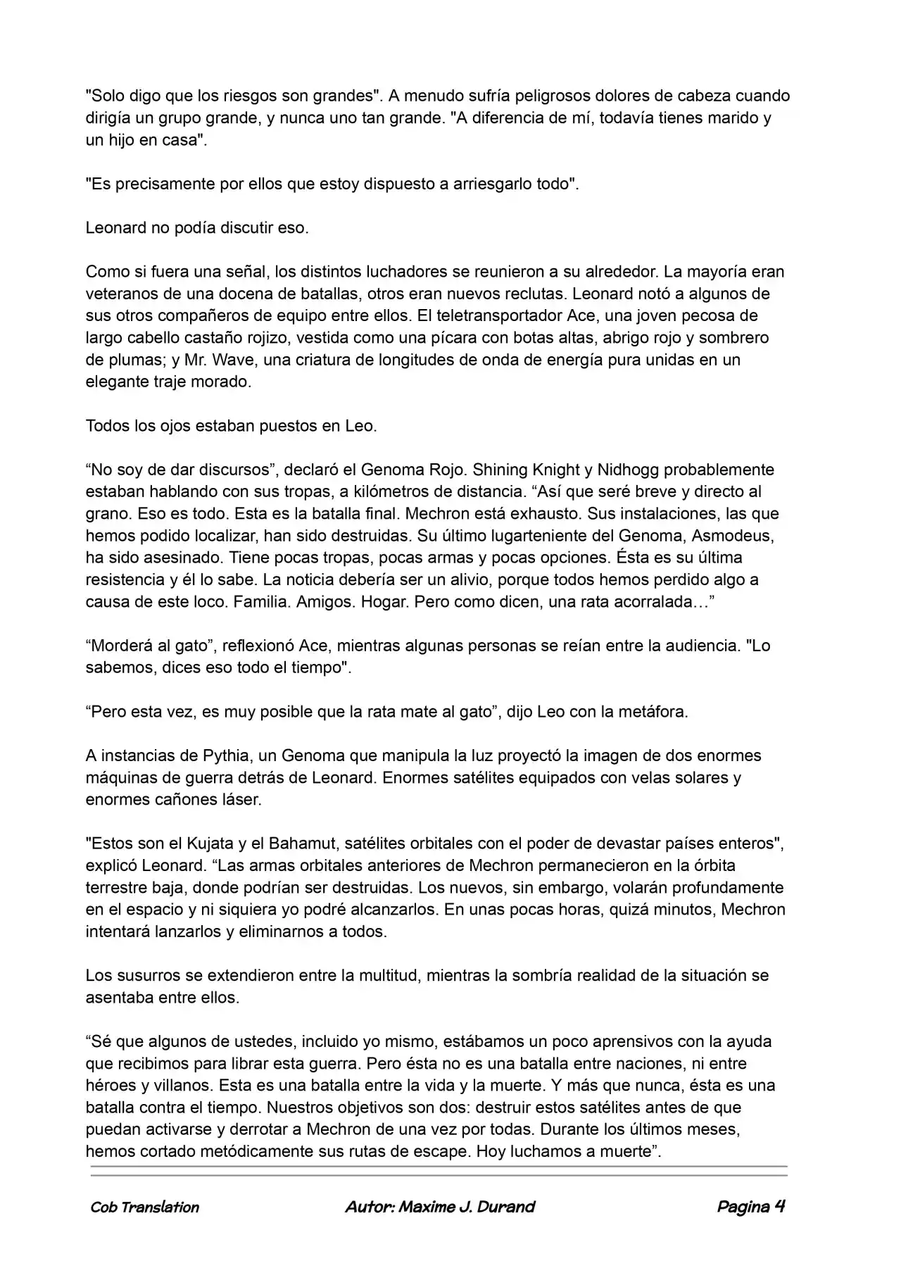 La Partida Perfecta (Novela) - Capítulo 40 - Página 4 - LectorTMOo