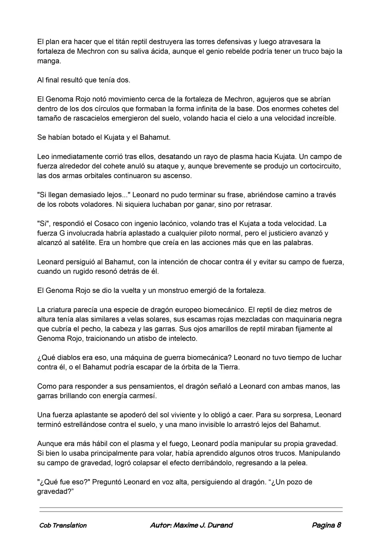 La Partida Perfecta (Novela) - Capítulo 40 - Página 8 - LectorTMOo