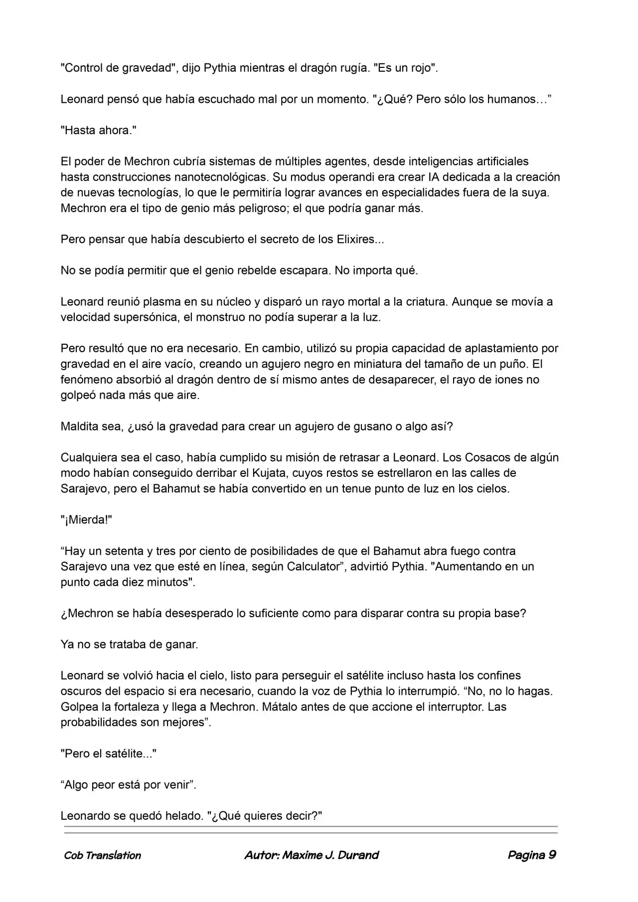 La Partida Perfecta (Novela) - Capítulo 40 - Página 9 - LectorTMOo