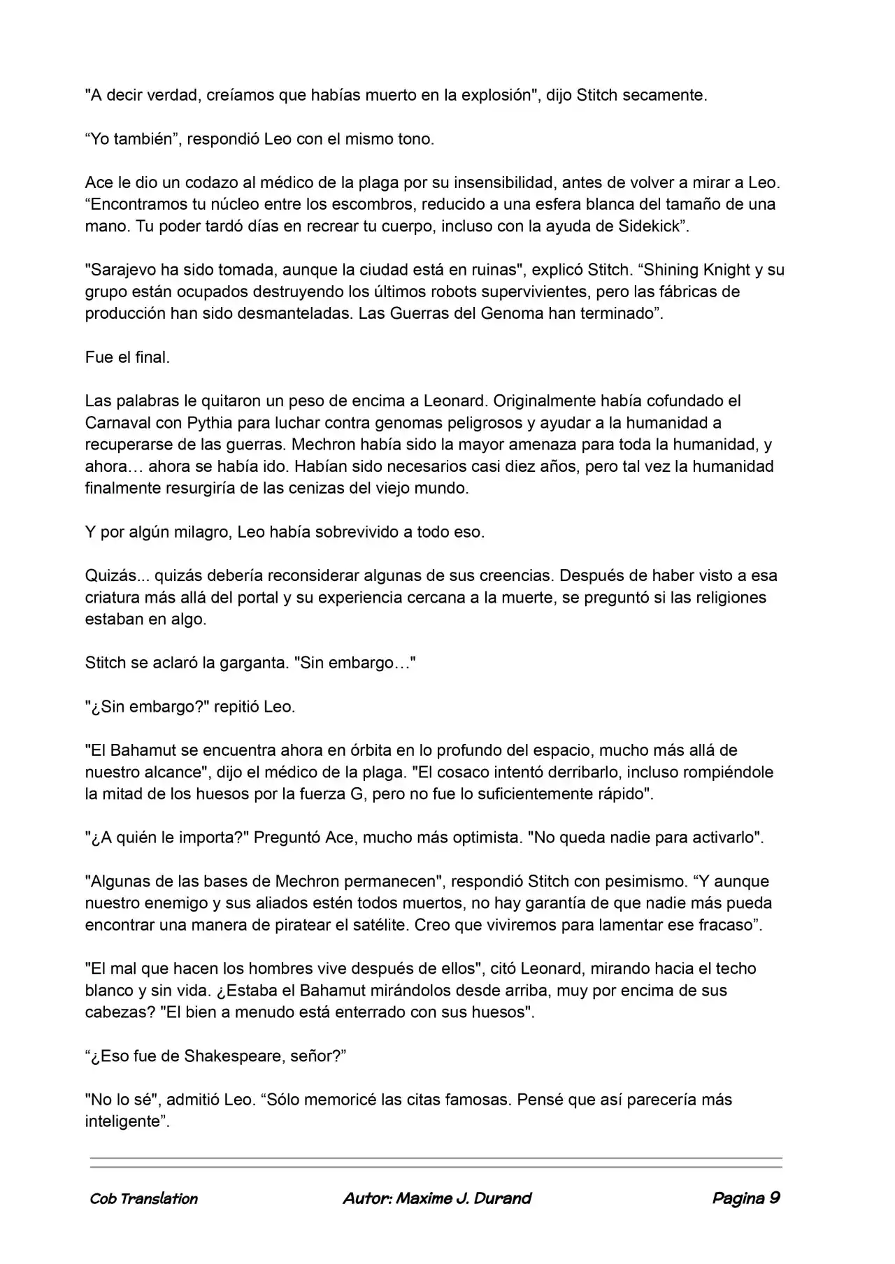 La Partida Perfecta (Novela) - Capítulo 41 - Página 9 - LectorTMOo