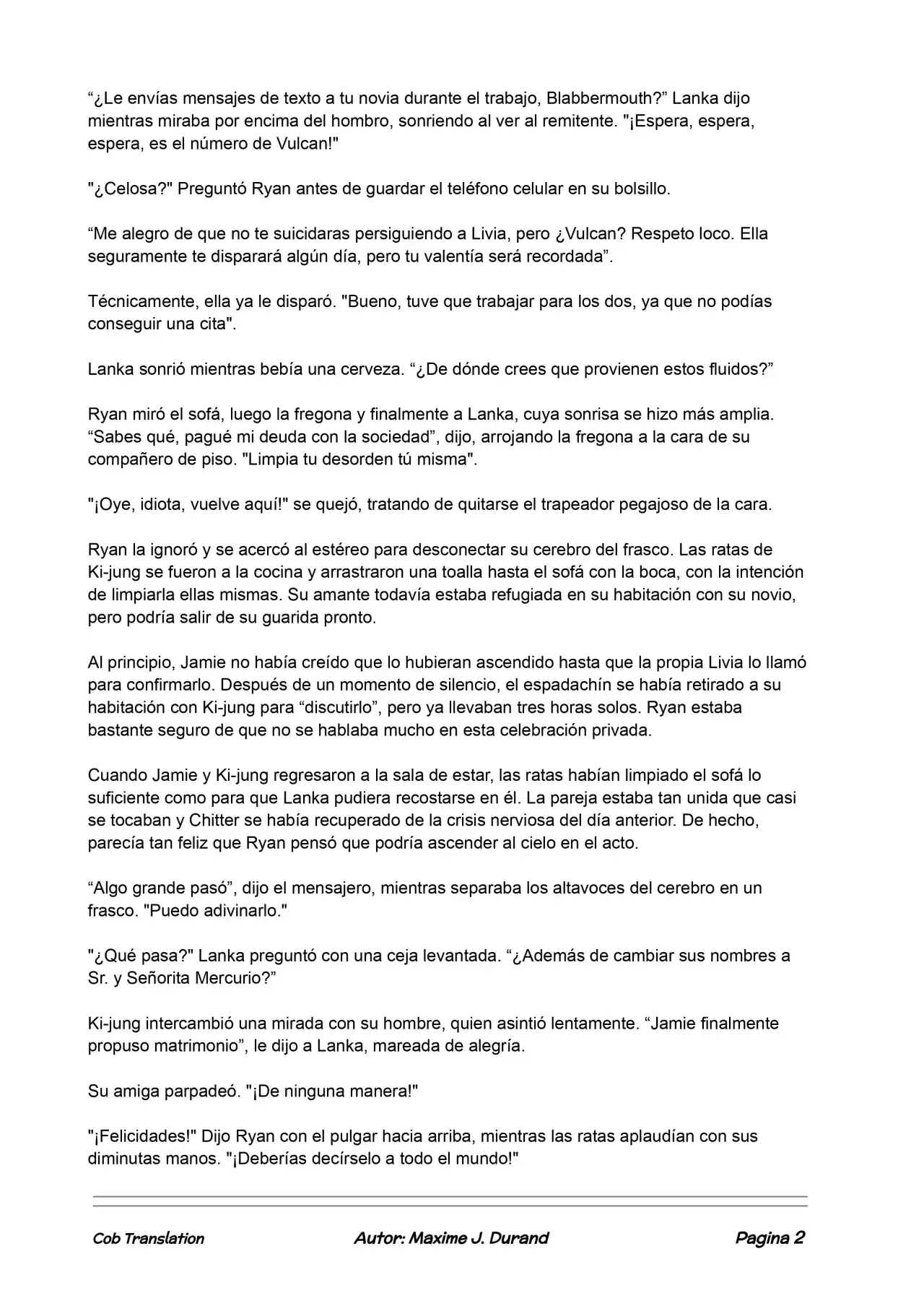 La Partida Perfecta (Novela) - Capítulo 42 - Página 2 - LectorTMOo