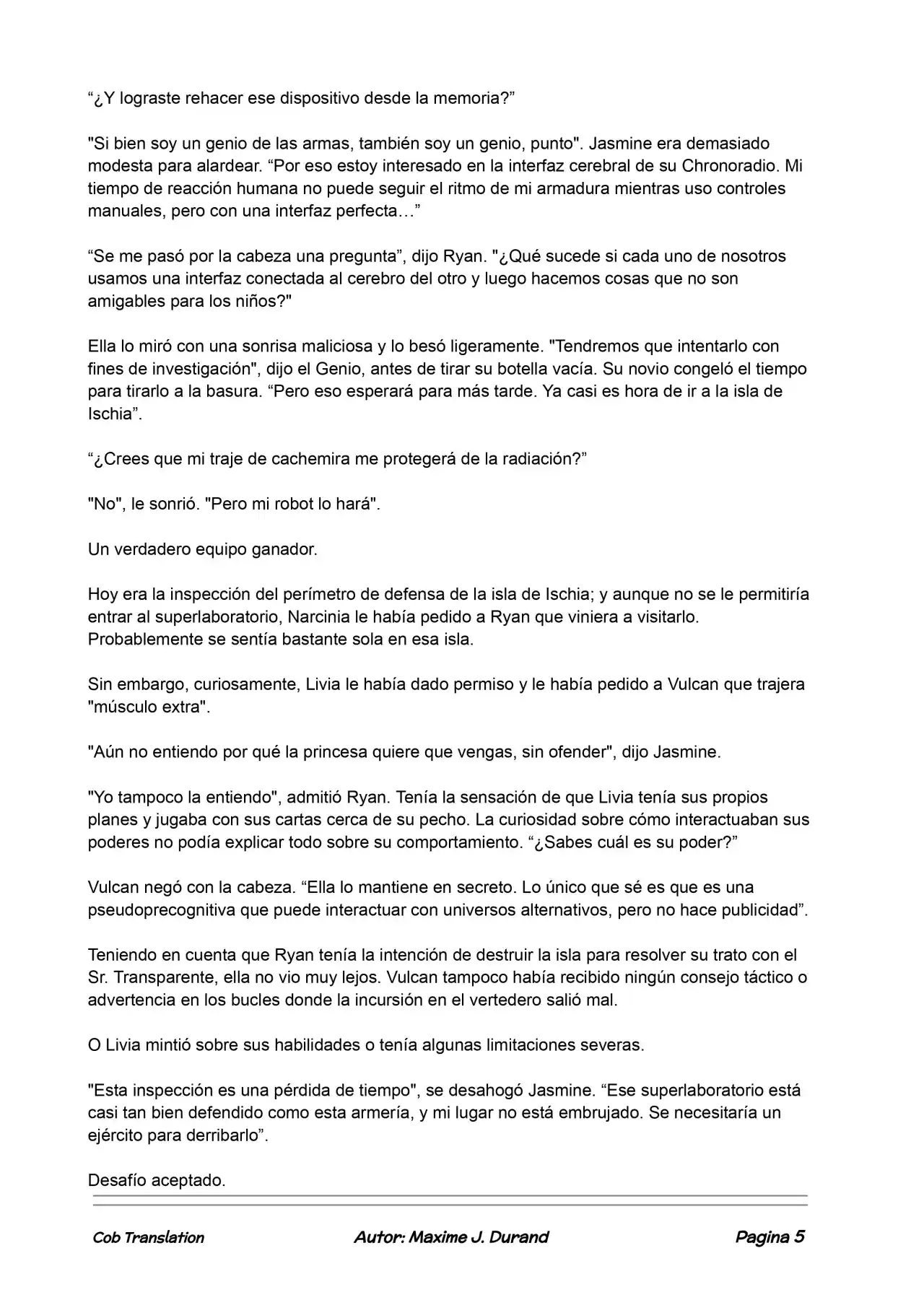 La Partida Perfecta (Novela) - Capítulo 43 - Página 5 - LectorTMOo