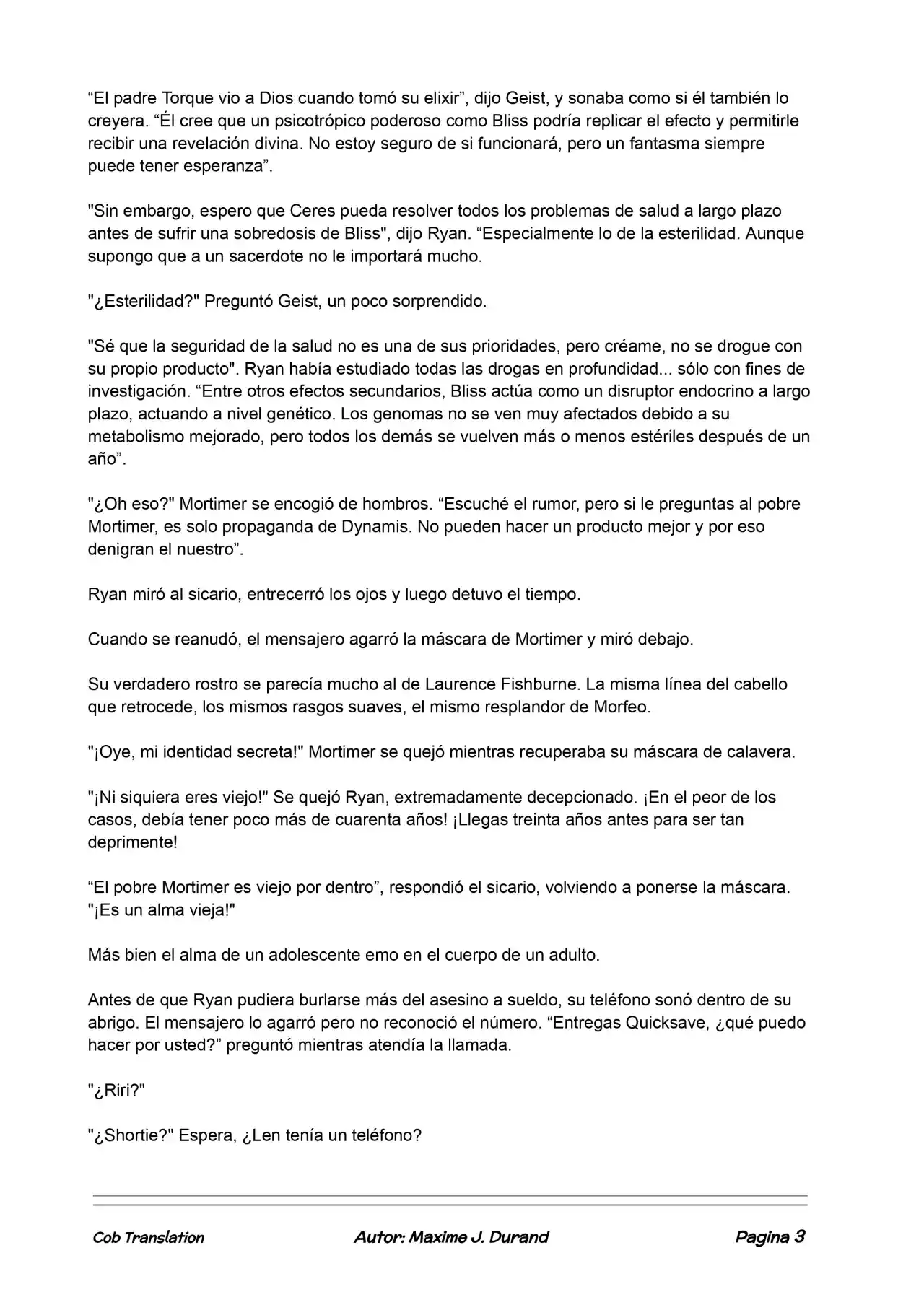 La Partida Perfecta (Novela) - Capítulo 44 - Página 3 - LectorTMOo