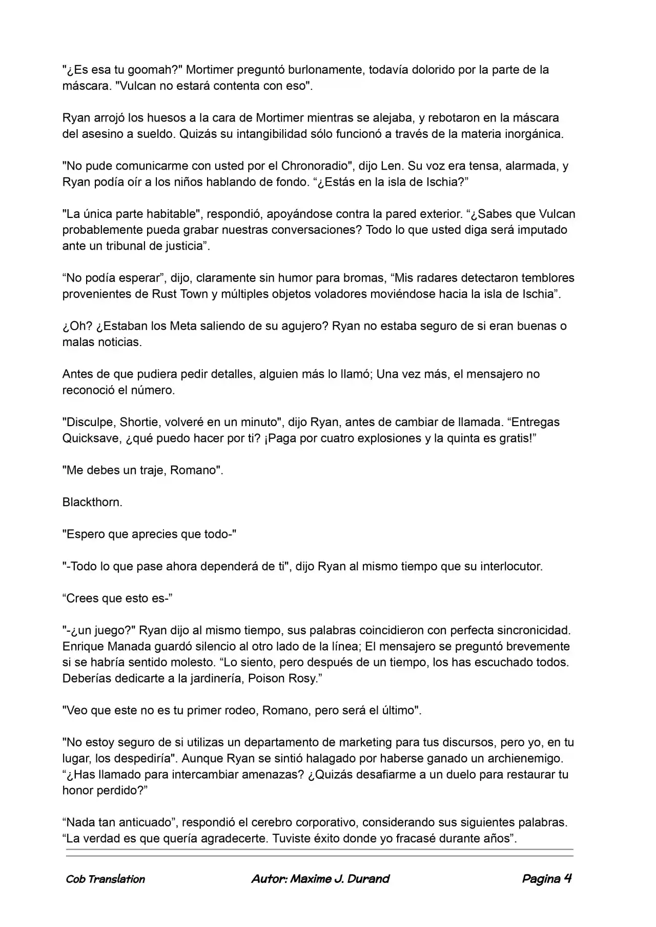 La Partida Perfecta (Novela) - Capítulo 44 - Página 4 - LectorTMOo