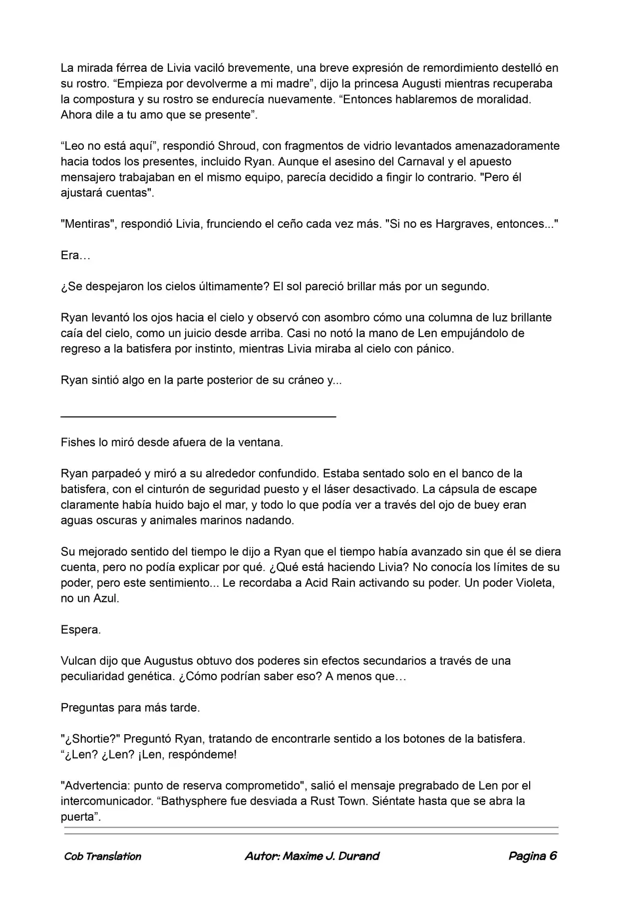 La Partida Perfecta (Novela) - Capítulo 46 - Página 6 - LectorTMOo