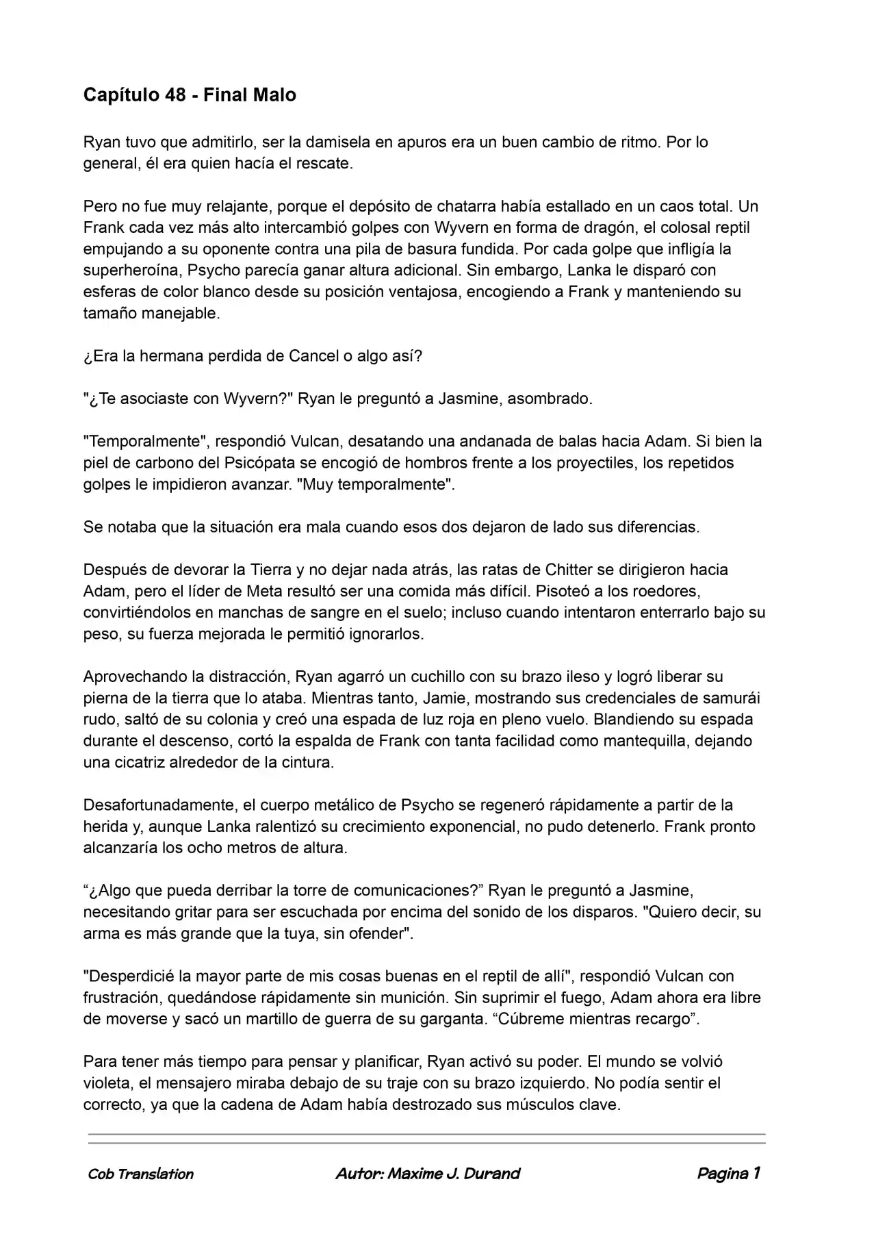 La Partida Perfecta (Novela) - Capítulo 48 - Página 1 - LectorTMOo