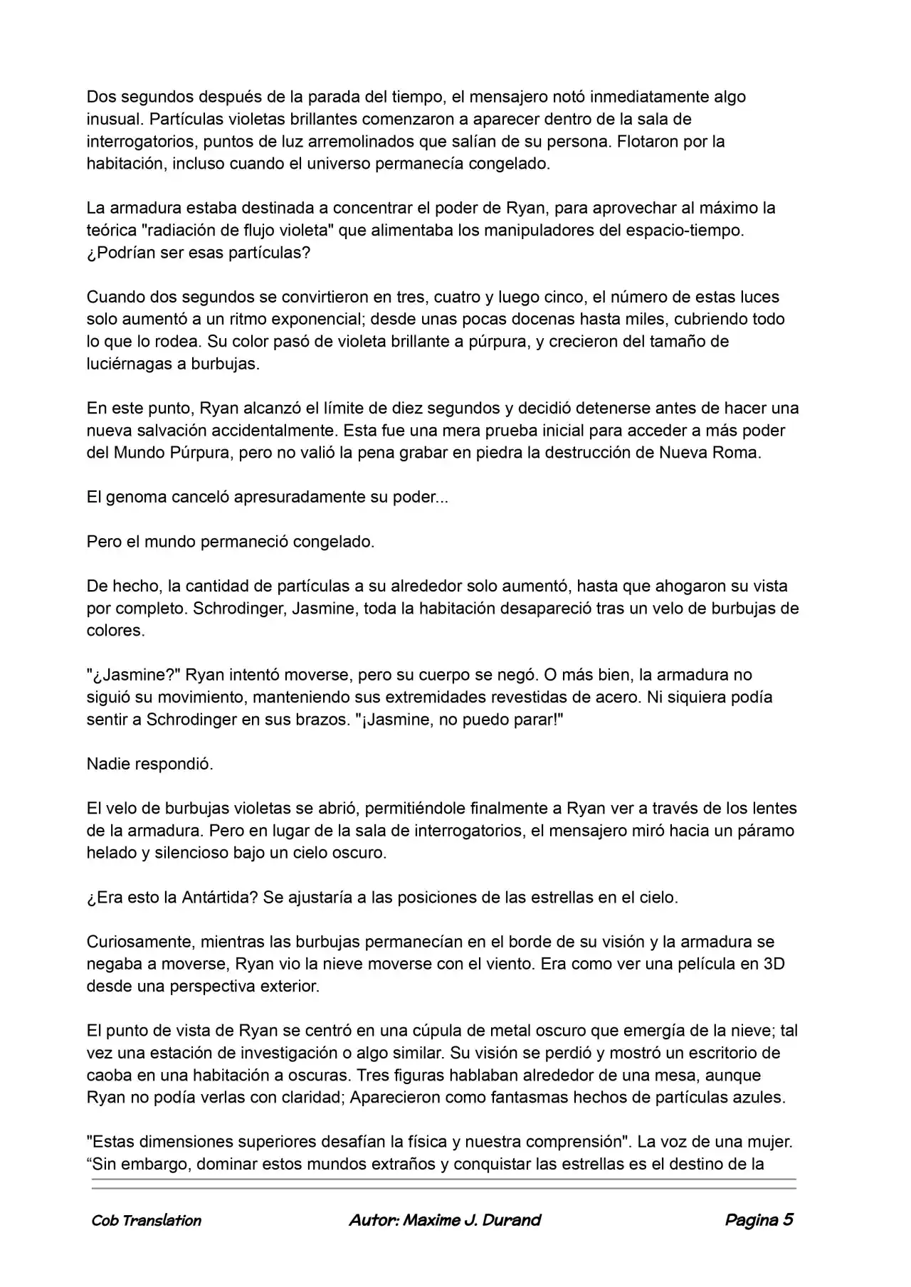 La Partida Perfecta (Novela) - Capítulo 49 - Página 5 - LectorTMOo