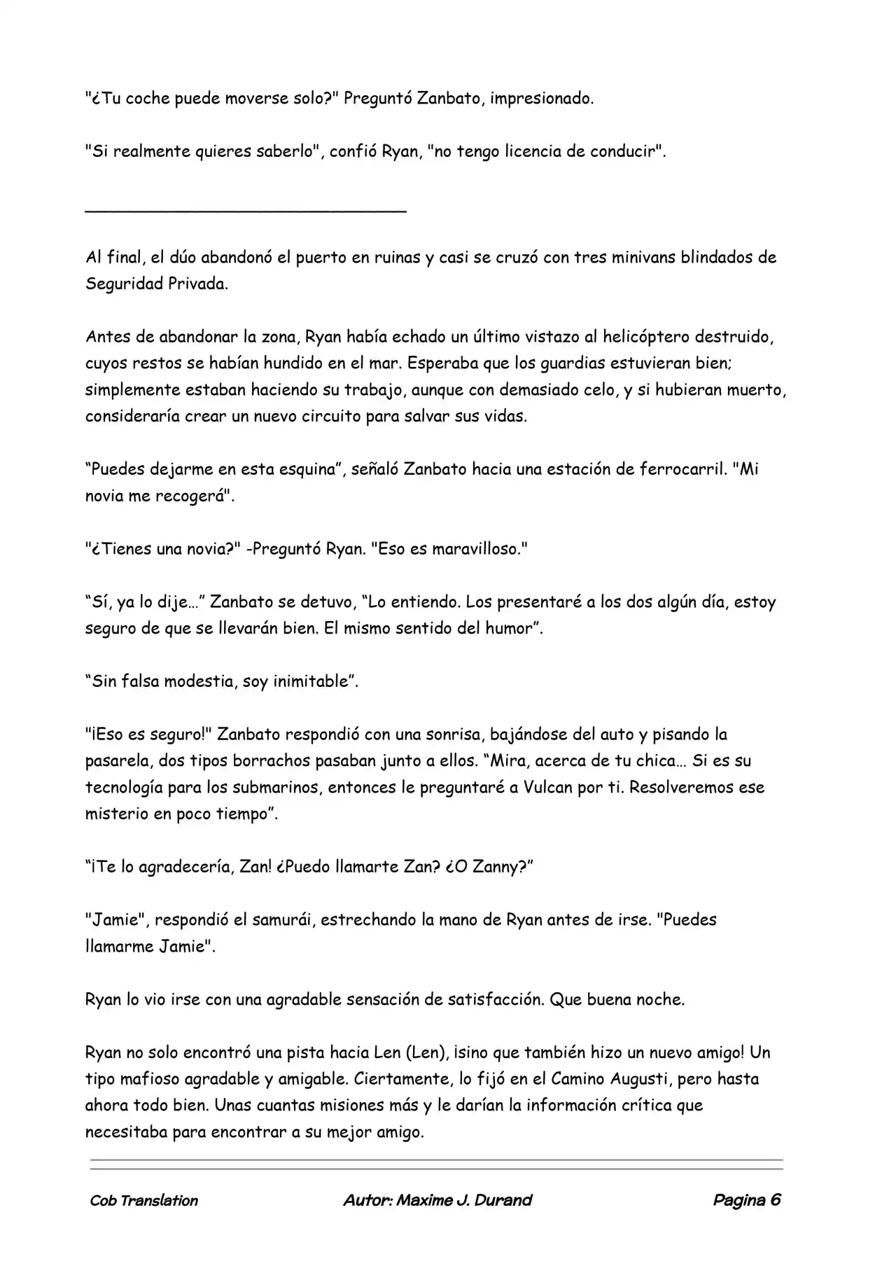 La Partida Perfecta (Novela) - Capítulo 5 - Página 6 - LectorTMOo