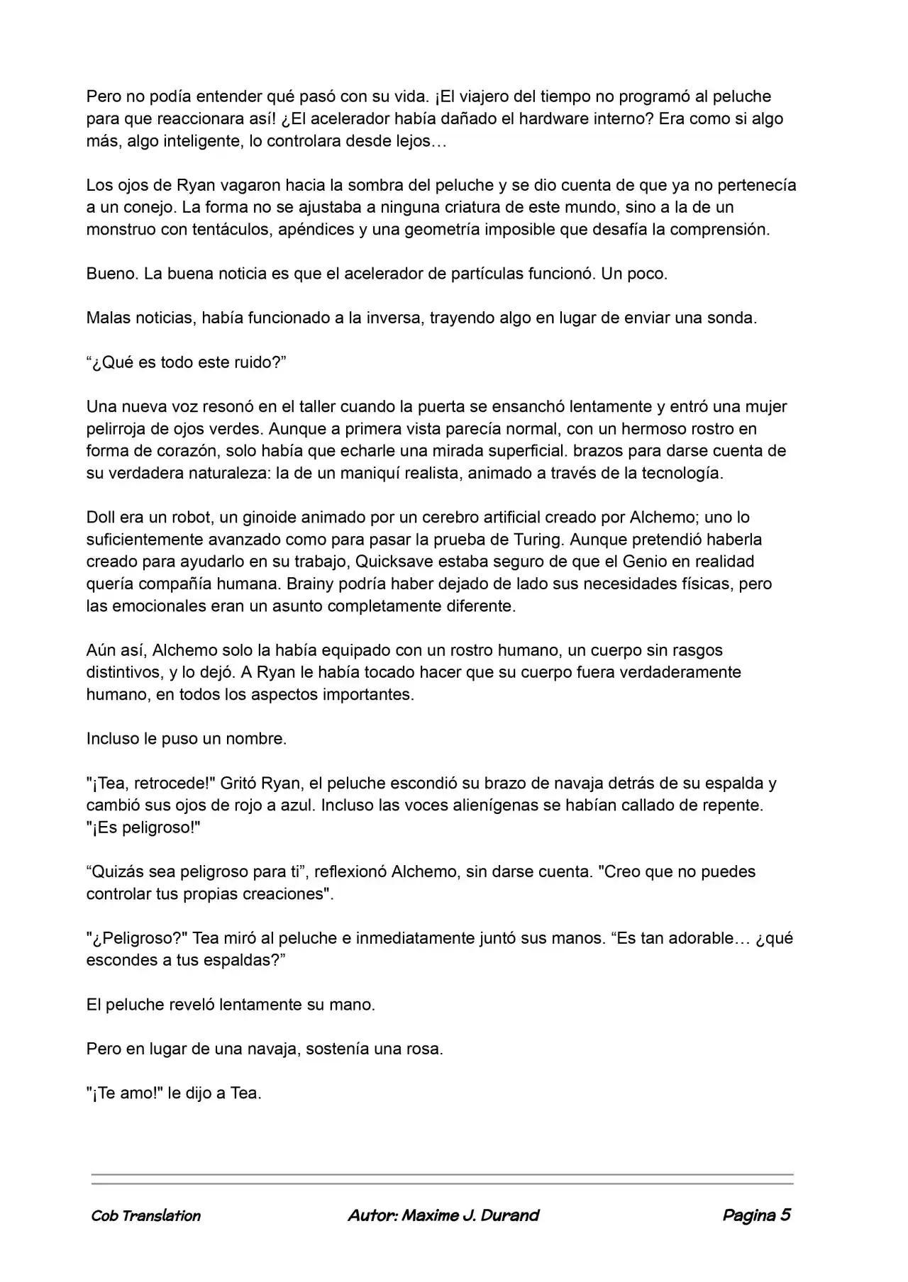 La Partida Perfecta (Novela) - Capítulo 50 - Página 5 - LectorTMOo