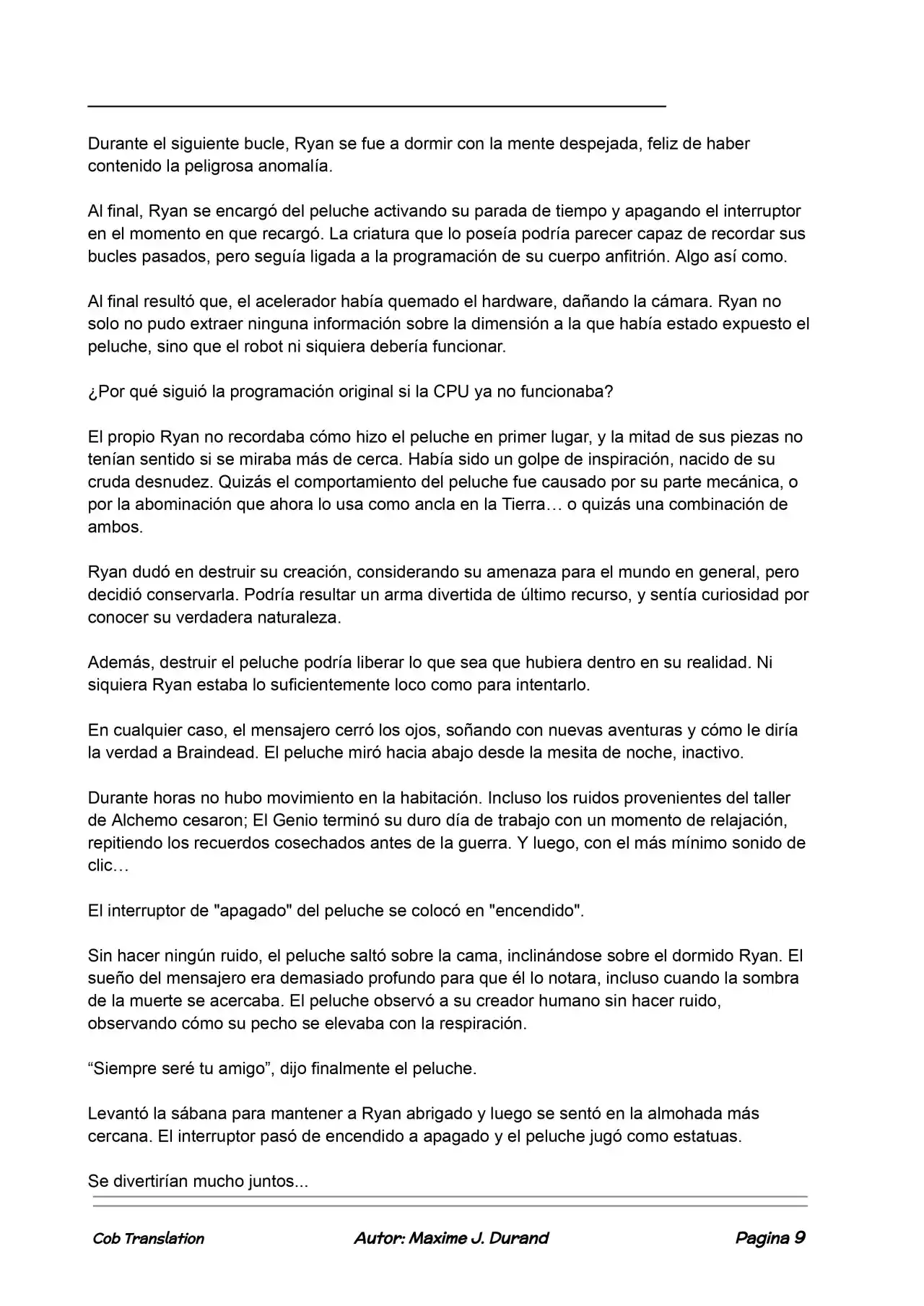 La Partida Perfecta (Novela) - Capítulo 50 - Página 9 - LectorTMOo
