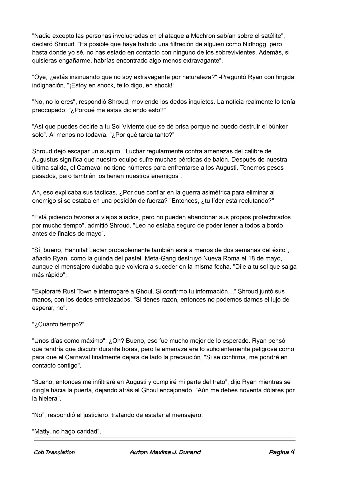 La Partida Perfecta (Novela) - Capítulo 51 - Página 4 - LectorTMOo