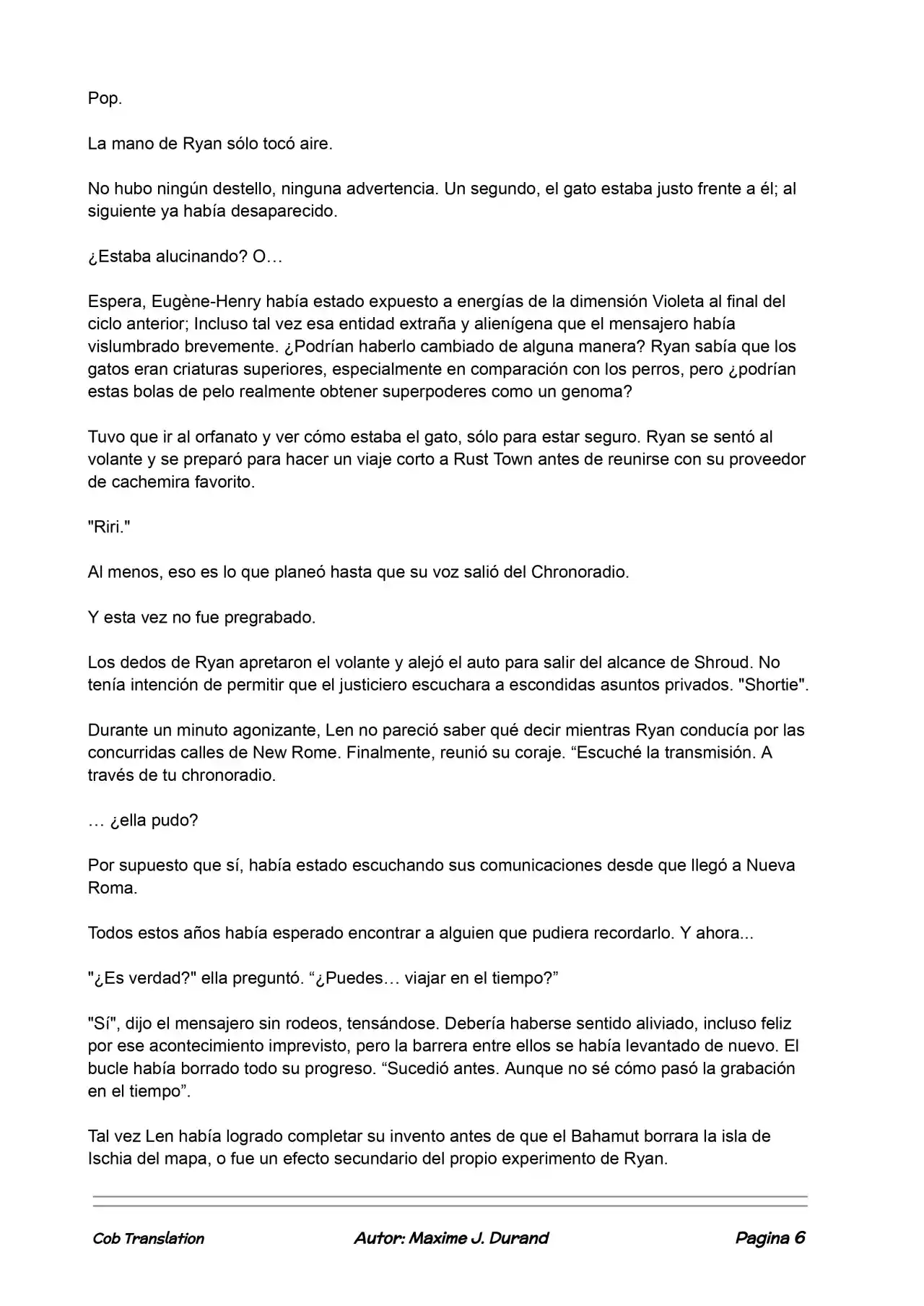 La Partida Perfecta (Novela) - Capítulo 51 - Página 6 - LectorTMOo