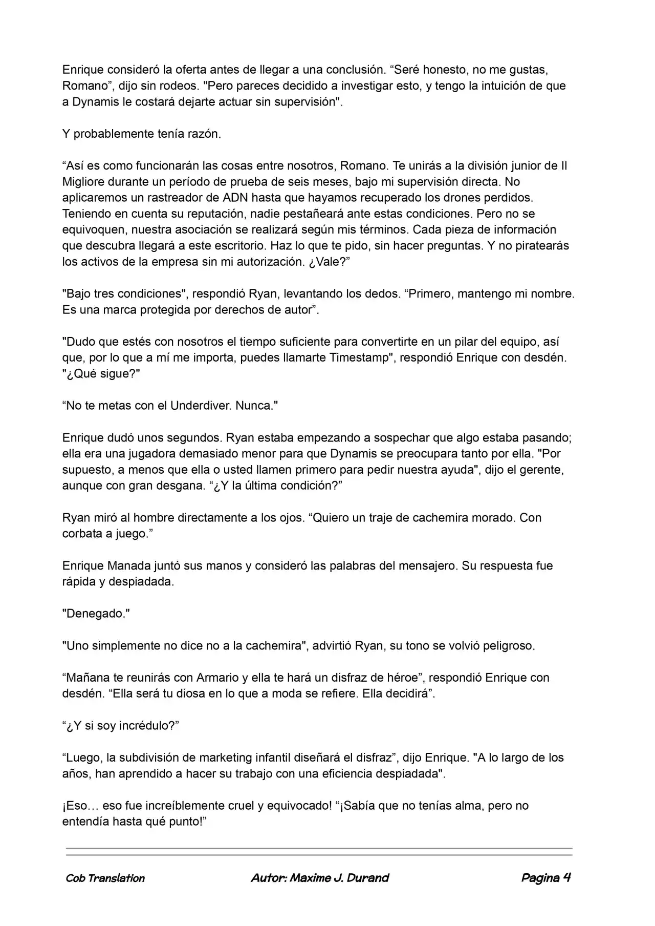 La Partida Perfecta (Novela) - Capítulo 52 - Página 4 - LectorTMOo
