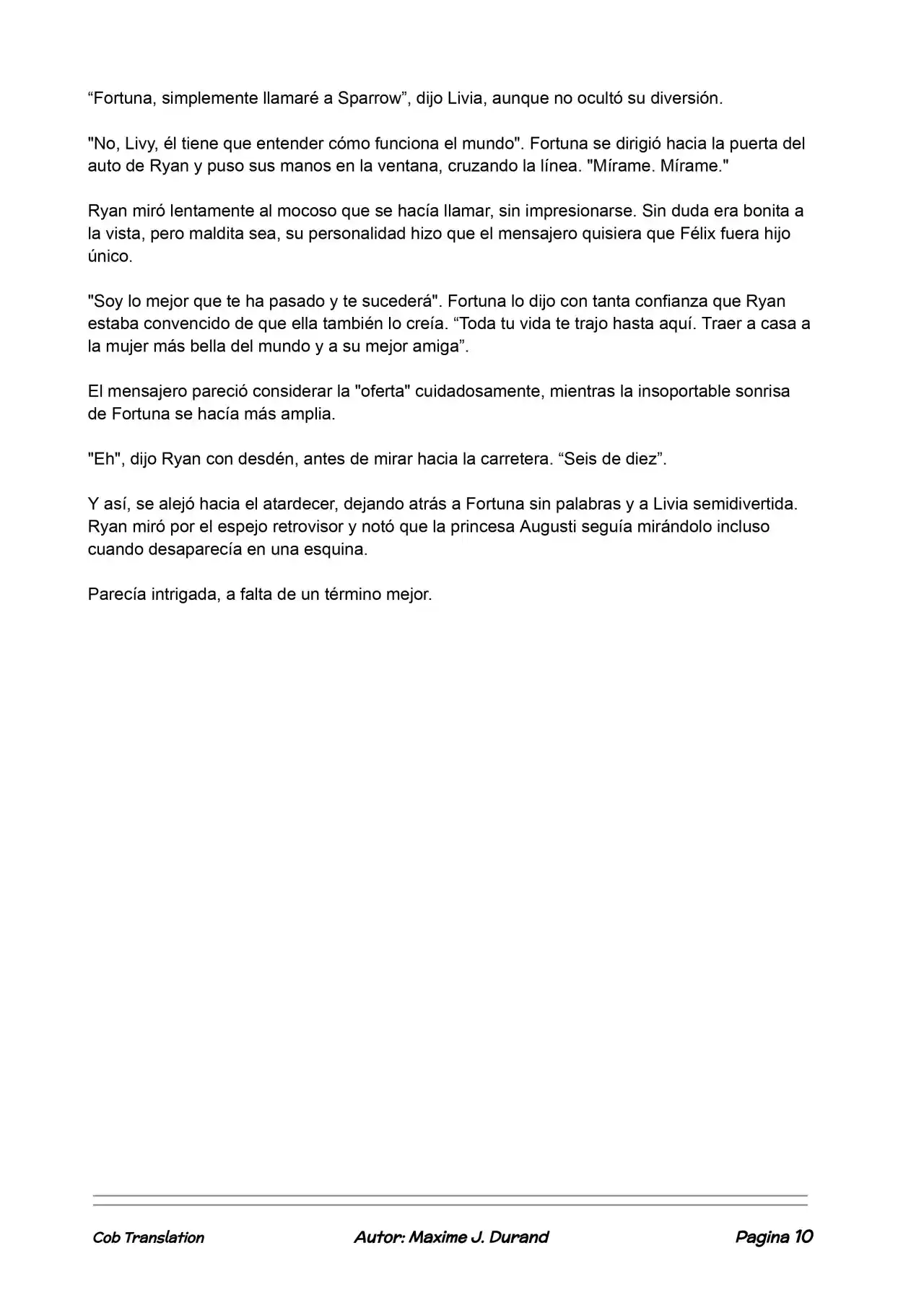 La Partida Perfecta (Novela) - Capítulo 52 - Página 10 - LectorTMOo