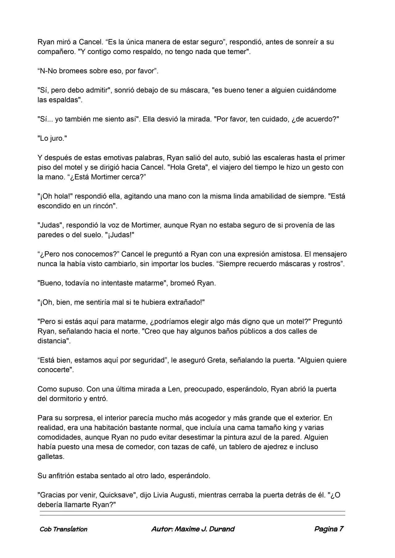 La Partida Perfecta (Novela) - Capítulo 55 - Página 7 - LectorTMOo