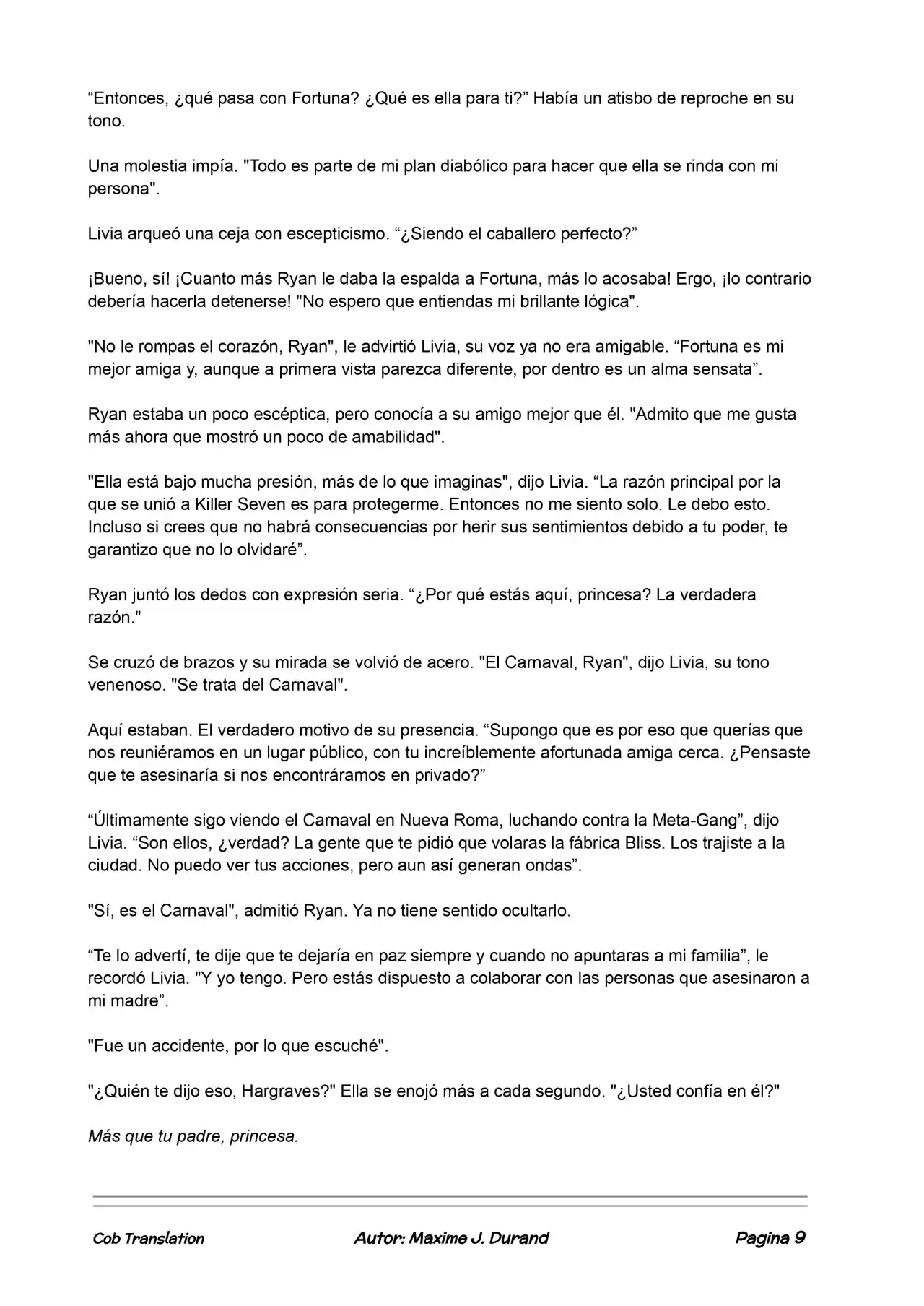 La Partida Perfecta (Novela) - Capítulo 60 - Página 9 - LectorTMOo
