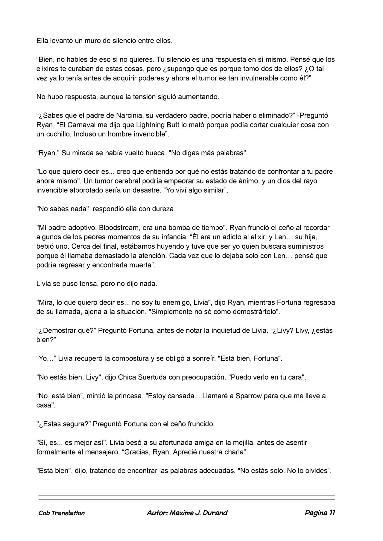 La Partida Perfecta (Novela) - Capítulo 60 - Página 11 - LectorTMOo