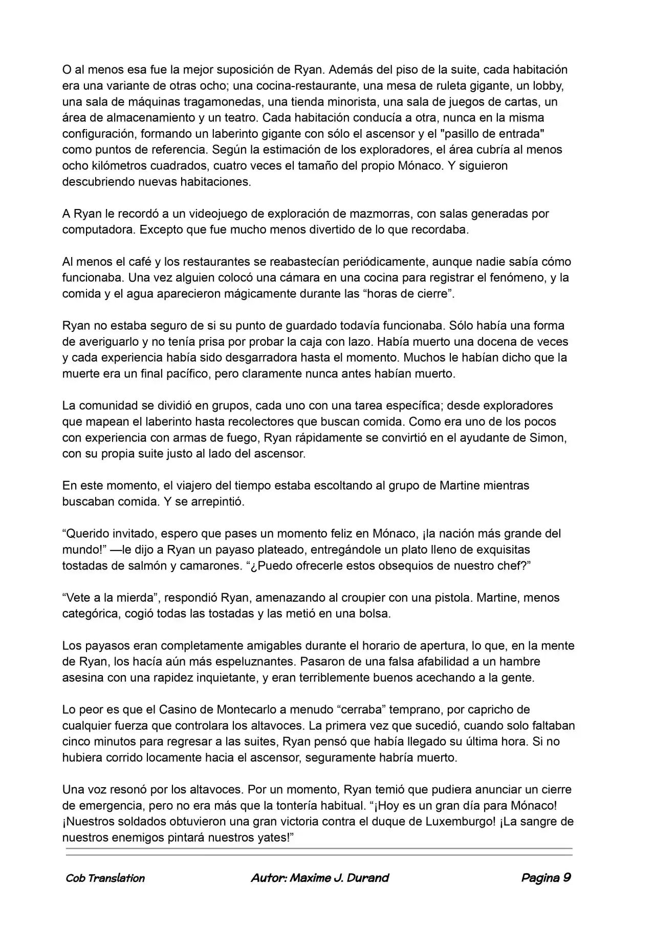La Partida Perfecta (Novela) - Capítulo 64 - Página 9 - LectorTMOo