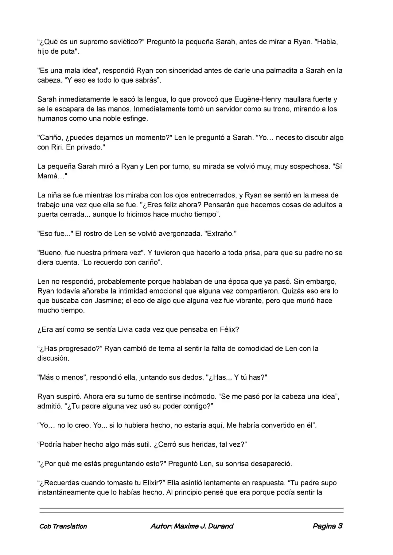 La Partida Perfecta (Novela) - Capítulo 65 - Página 3 - LectorTMOo
