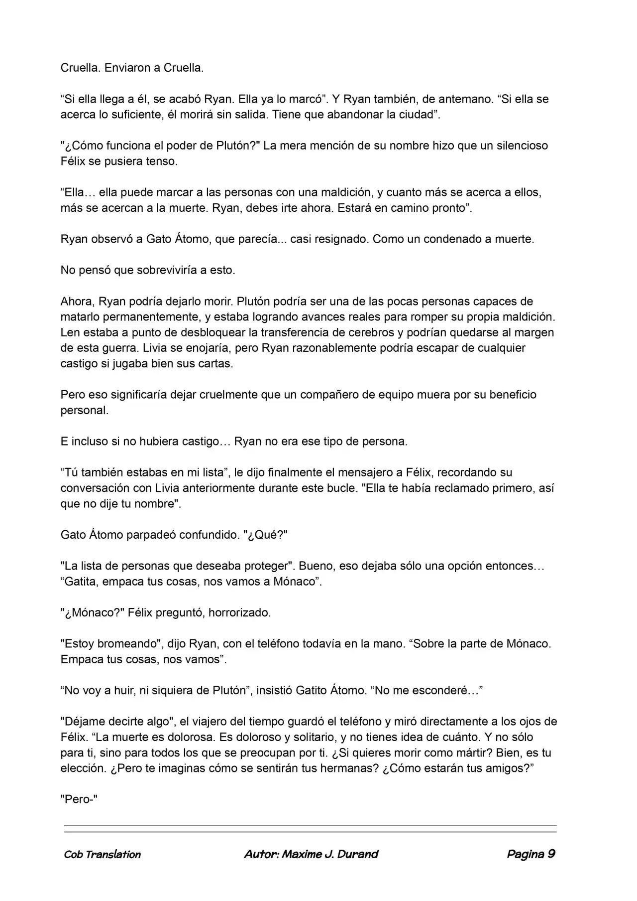 La Partida Perfecta (Novela) - Capítulo 66 - Página 9 - LectorTMOo