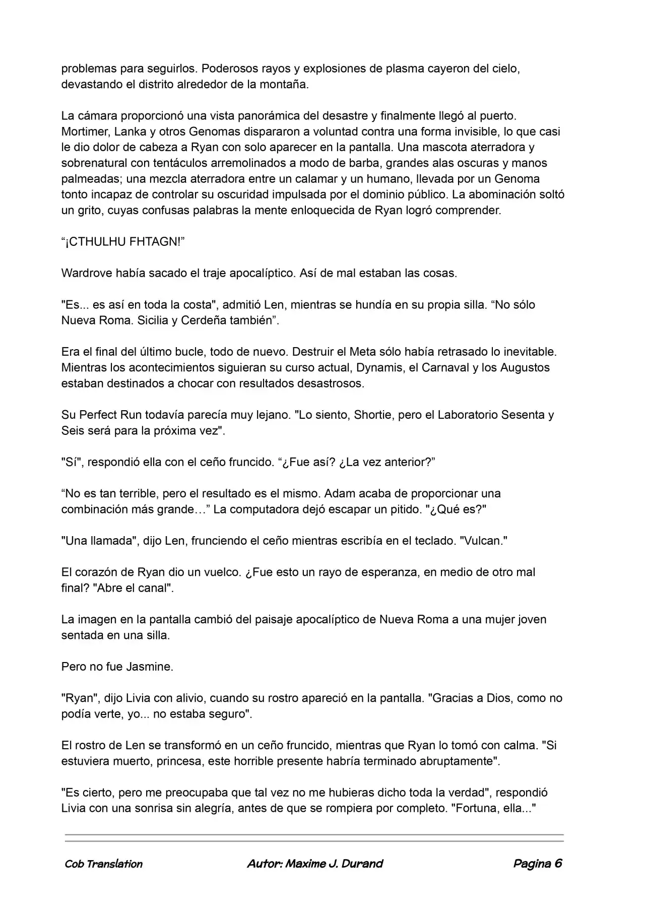 La Partida Perfecta (Novela) - Capítulo 69 - Página 6 - LectorTMOo
