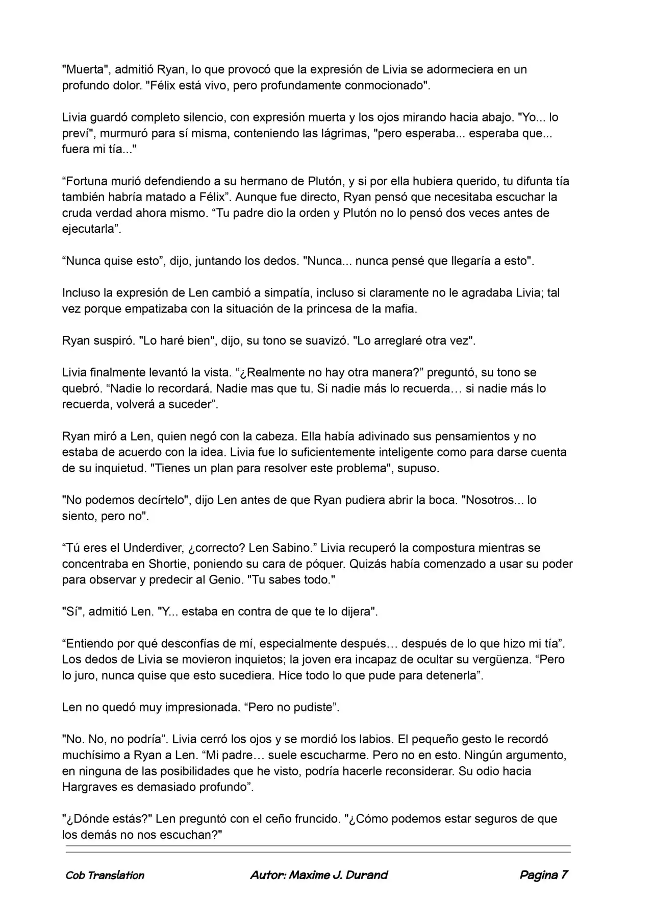 La Partida Perfecta (Novela) - Capítulo 69 - Página 7 - LectorTMOo
