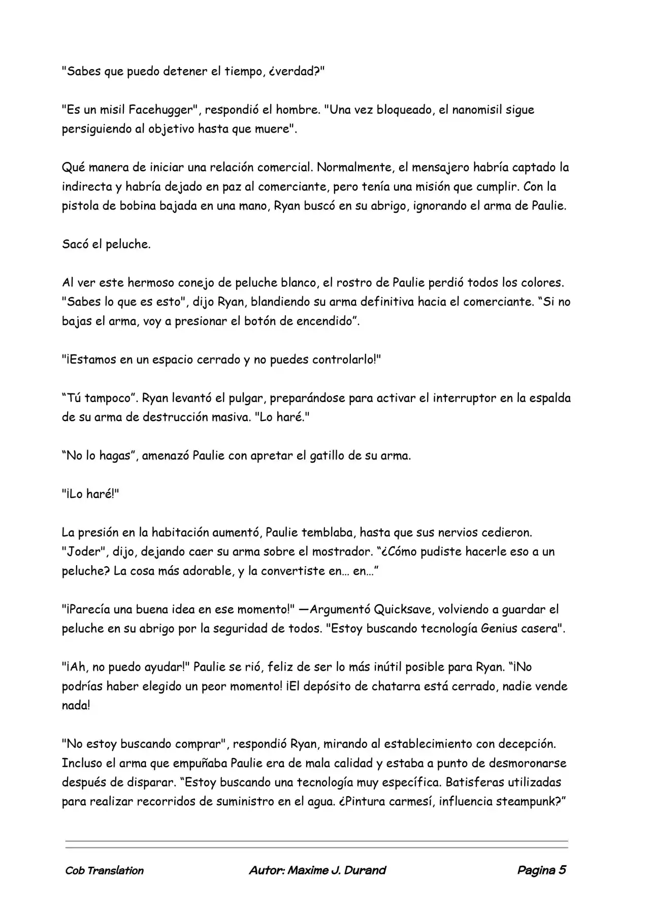 La Partida Perfecta (Novela) - Capítulo 7 - Página 5 - LectorTMOo