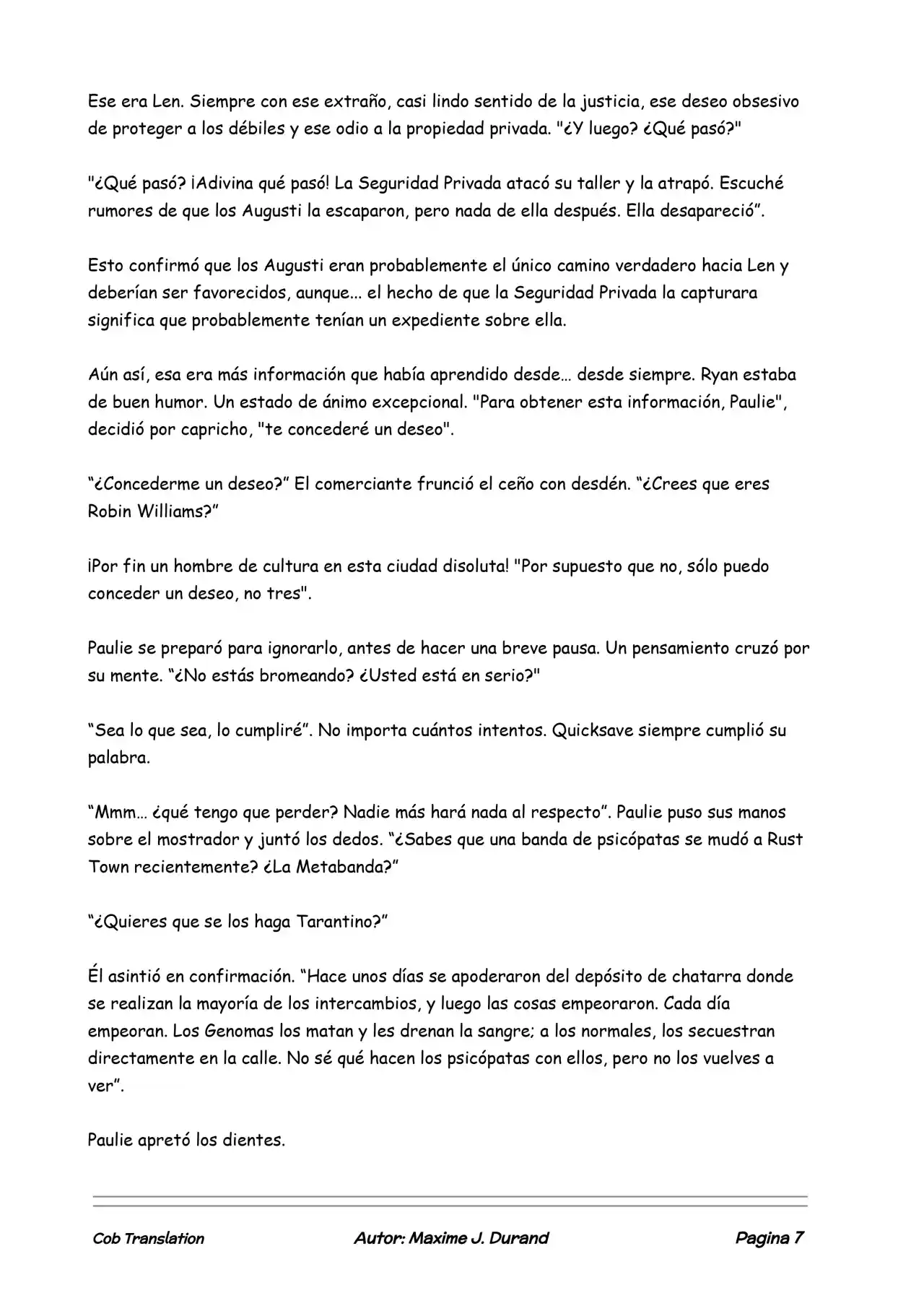 La Partida Perfecta (Novela) - Capítulo 7 - Página 7 - LectorTMOo