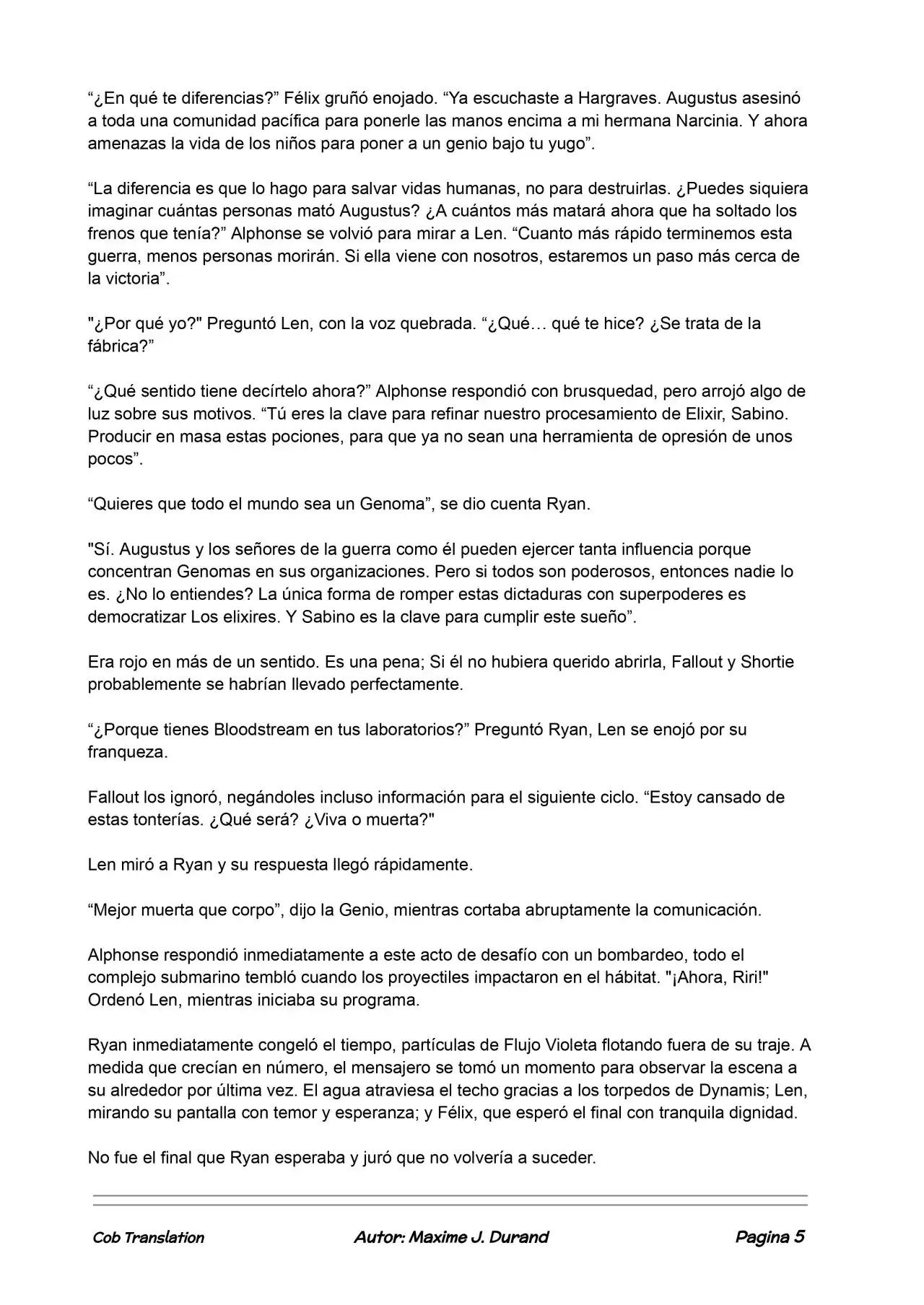 La Partida Perfecta (Novela) - Capítulo 70 - Página 5 - LectorTMOo
