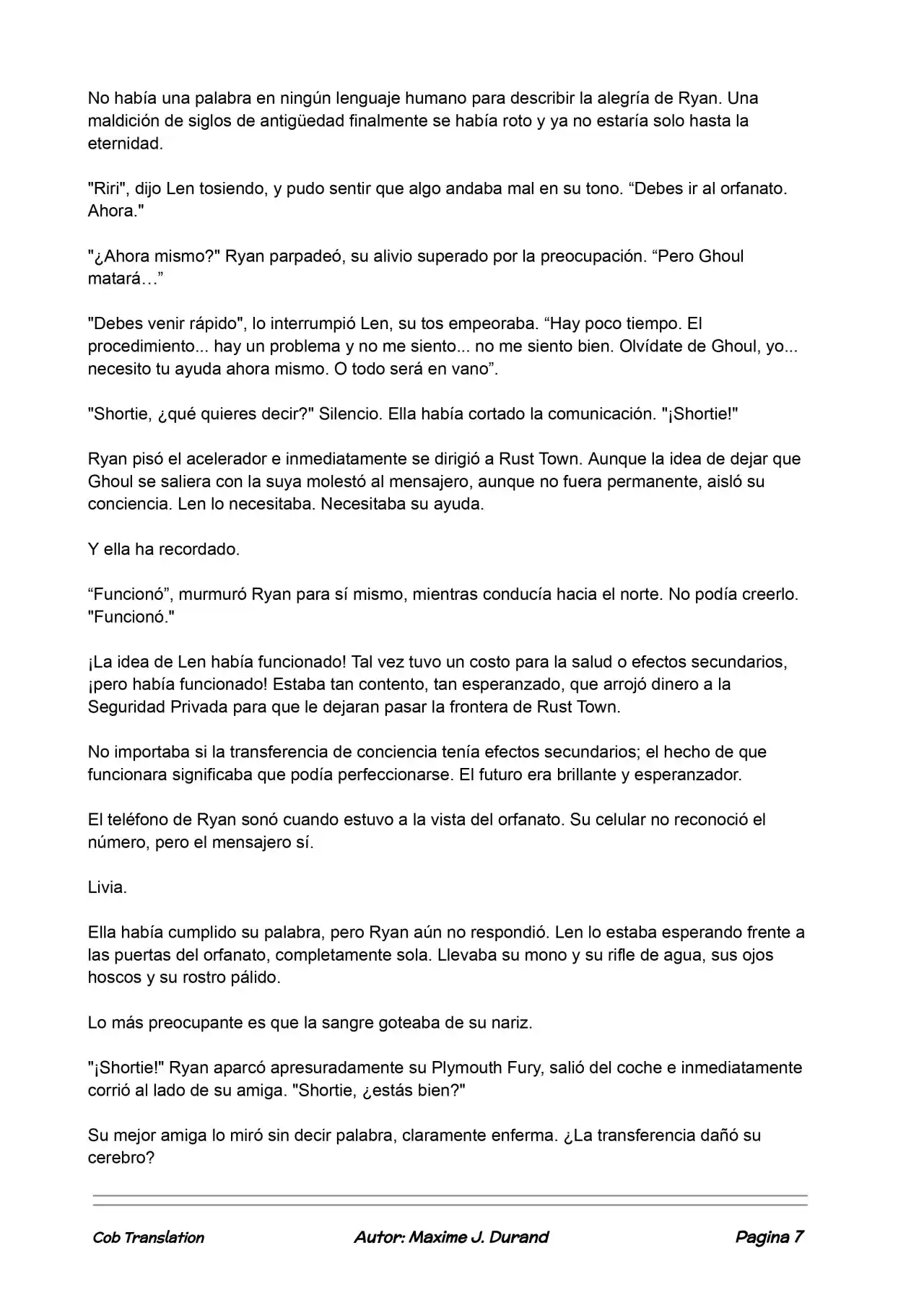 La Partida Perfecta (Novela) - Capítulo 70 - Página 7 - LectorTMOo