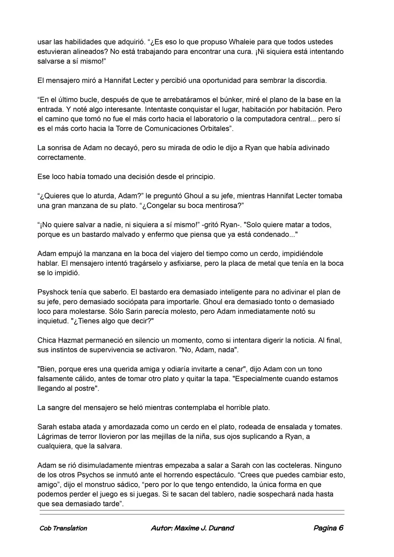 La Partida Perfecta (Novela) - Capítulo 71 - Página 6 - LectorTMOo