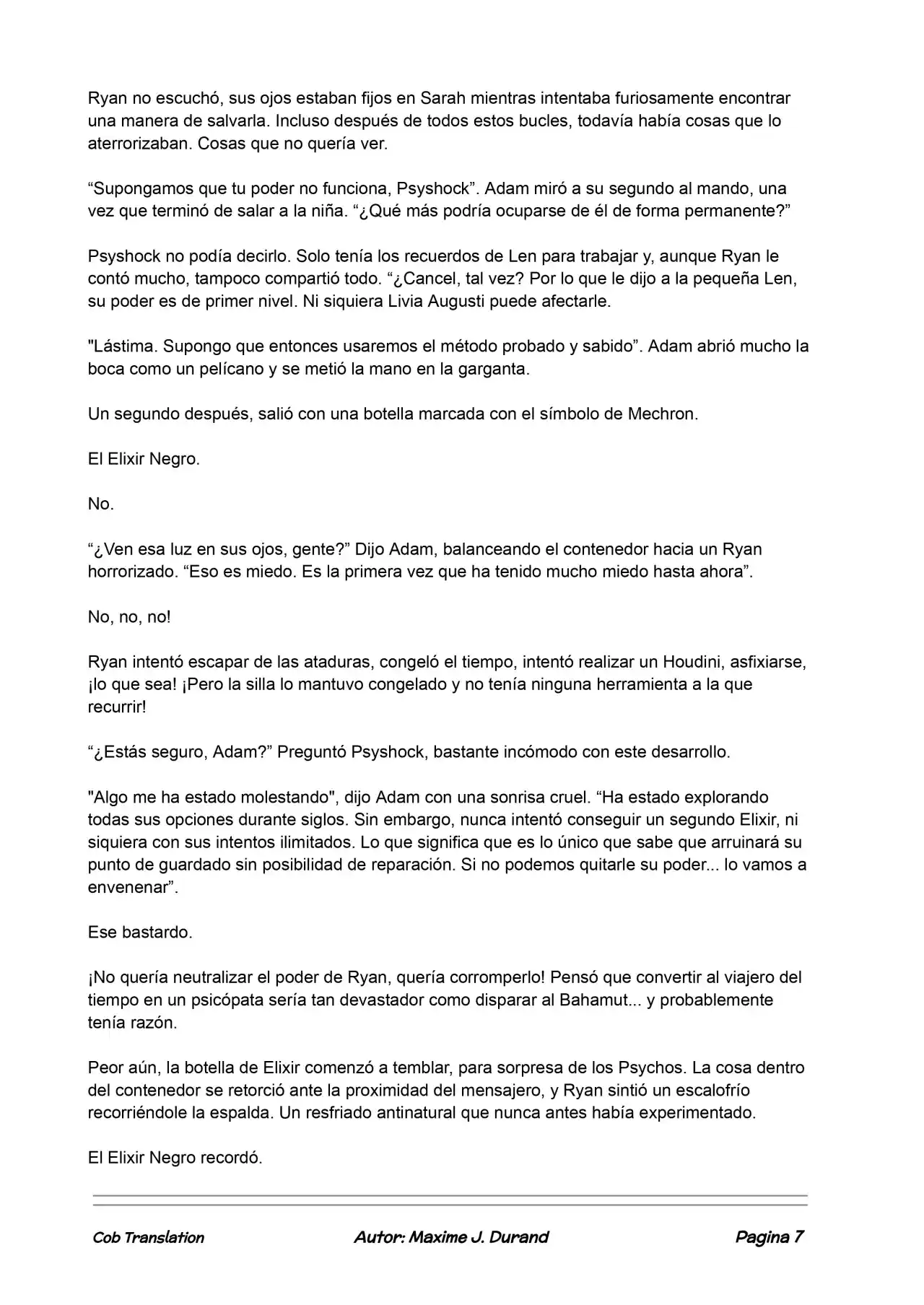 La Partida Perfecta (Novela) - Capítulo 71 - Página 7 - LectorTMOo