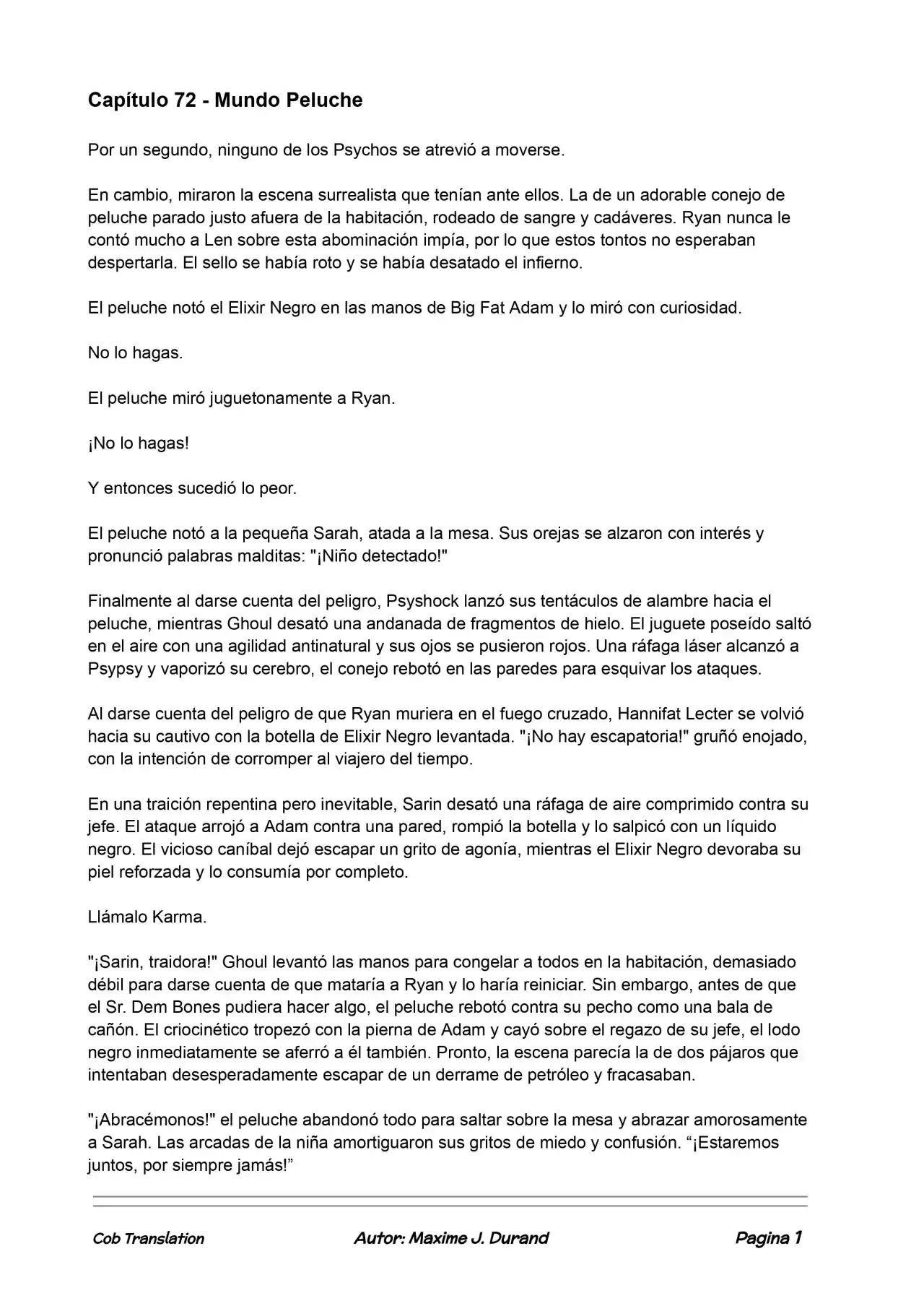 La Partida Perfecta (Novela) - Capítulo 72 - Página 1 - LectorTMOo