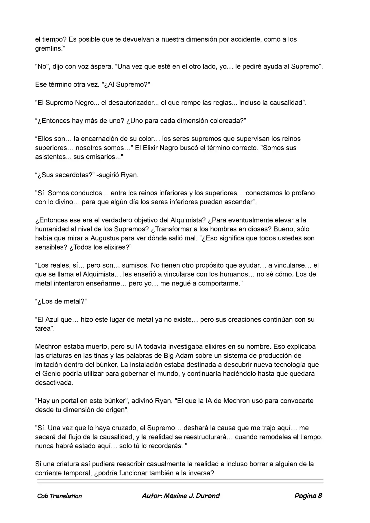 La Partida Perfecta (Novela) - Capítulo 74 - Página 7 - LectorTMOo