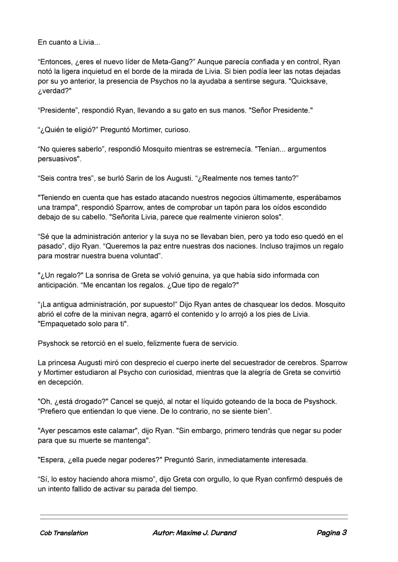 La Partida Perfecta (Novela) - Capítulo 75 - Página 3 - LectorTMOo